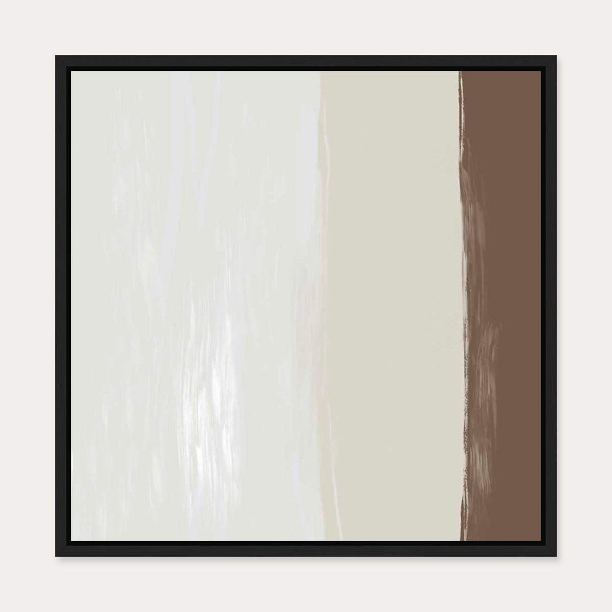Abstract Study II Canvas Art — 50 x 50 cm — Black Frame