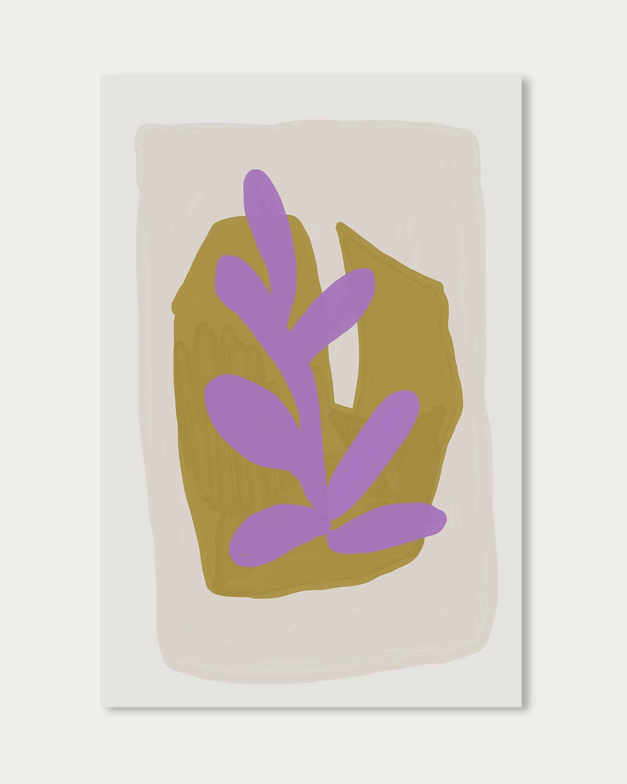 Organic Shapes Wall Art Print