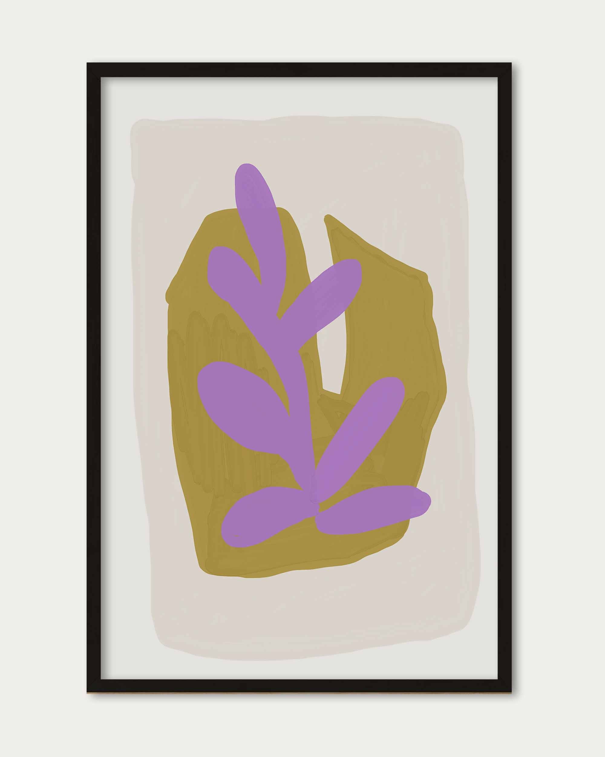 Organic Shapes Wall Art Print