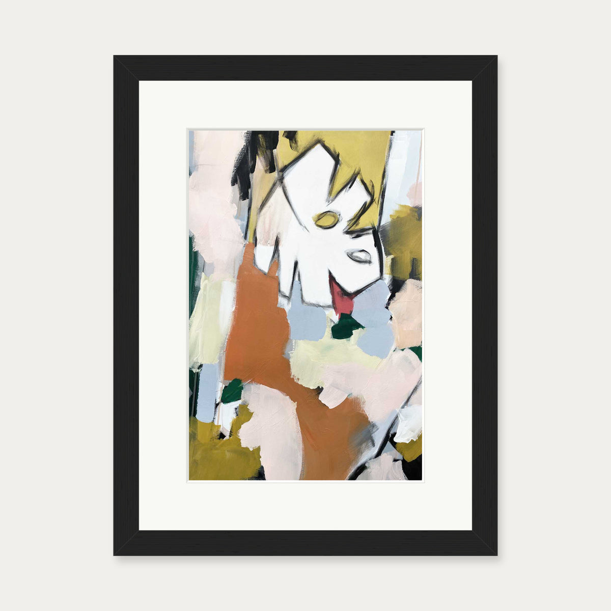 Abstraction 107 Art Print — 30 x 40 cm — Black Frame