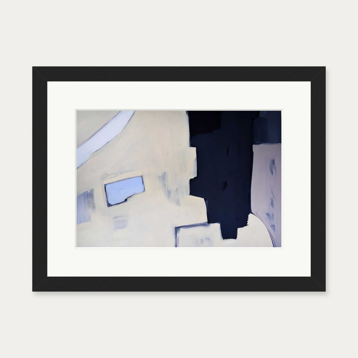 Abstraction 529 Art Print — 30 x 40 cm — Black Frame