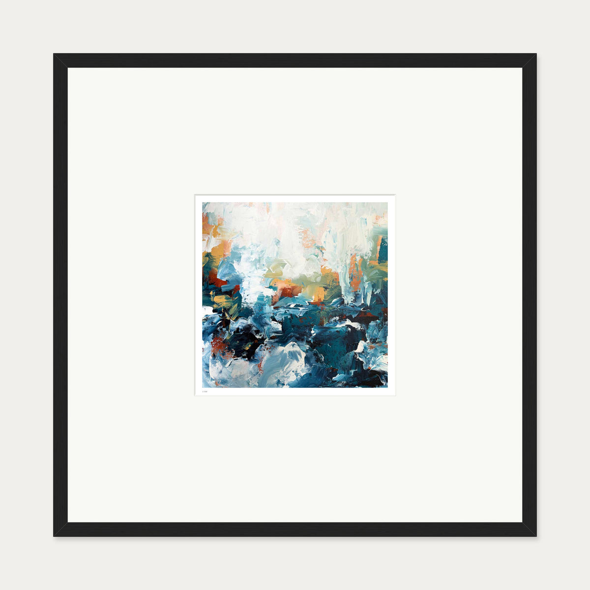 Afterglow II Limited Edition Print — 70 x 70 cm — Black Frame