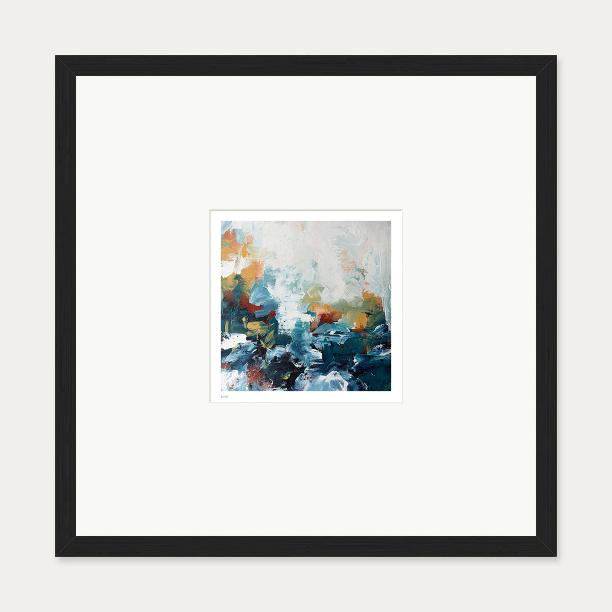 Afterglow IV Limited Edition Print — 50 x 50 cm — Black Frame