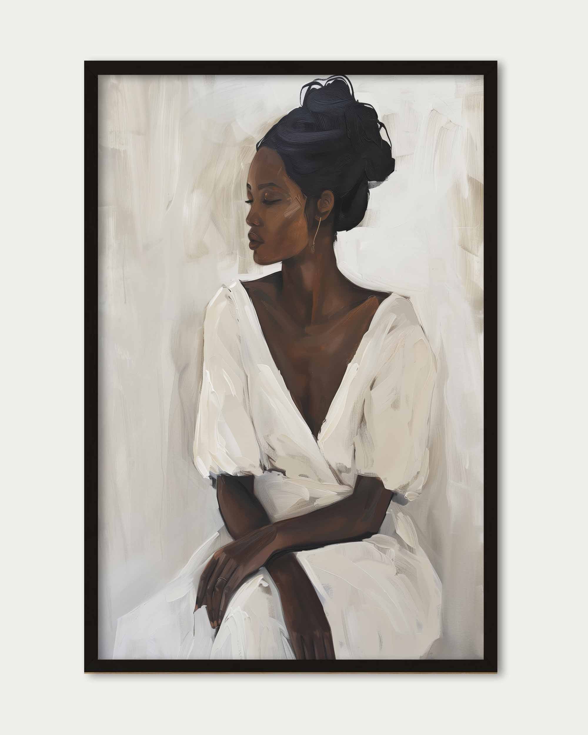 Portrait Of A Woman II Art Print