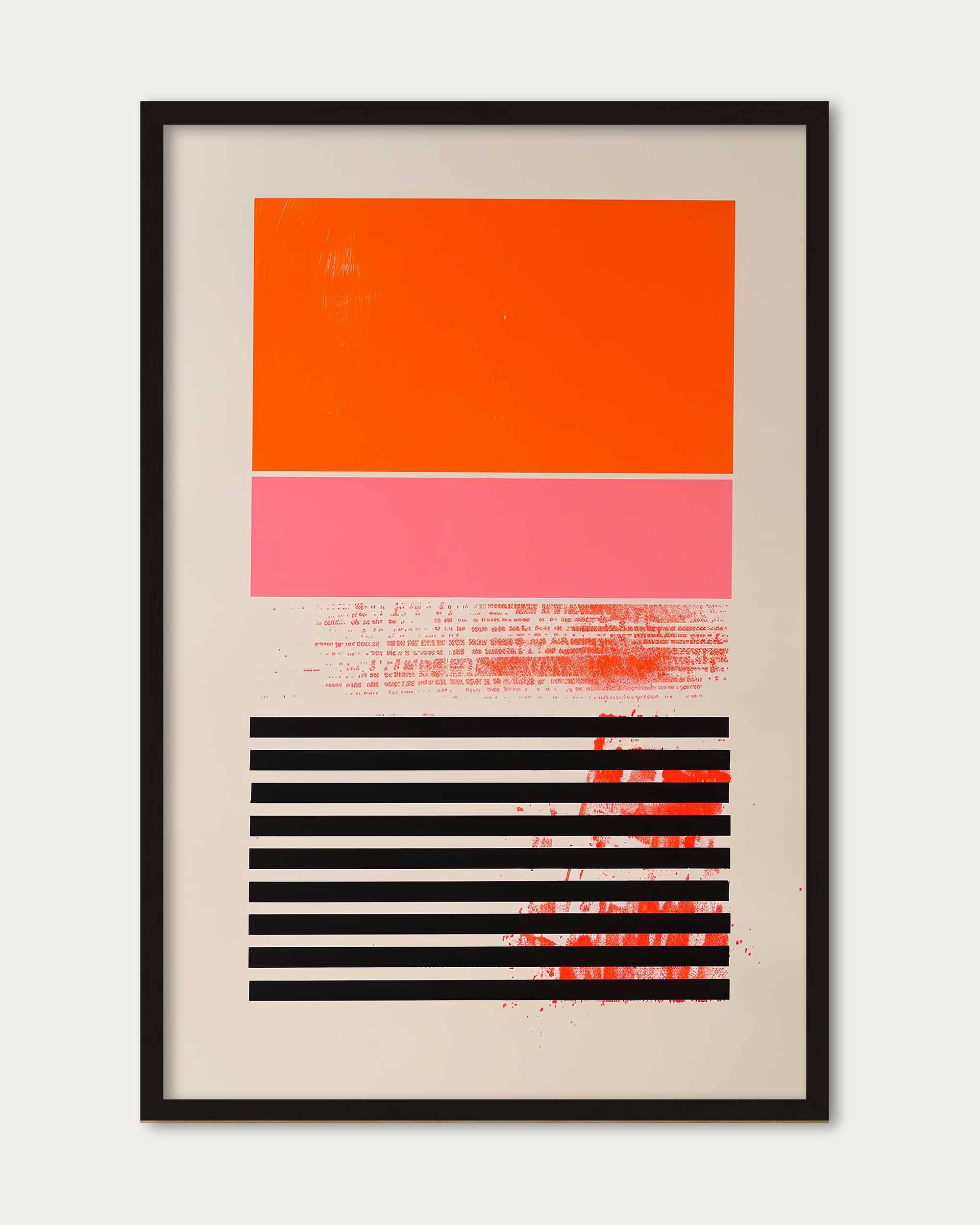 Red Block Art Print