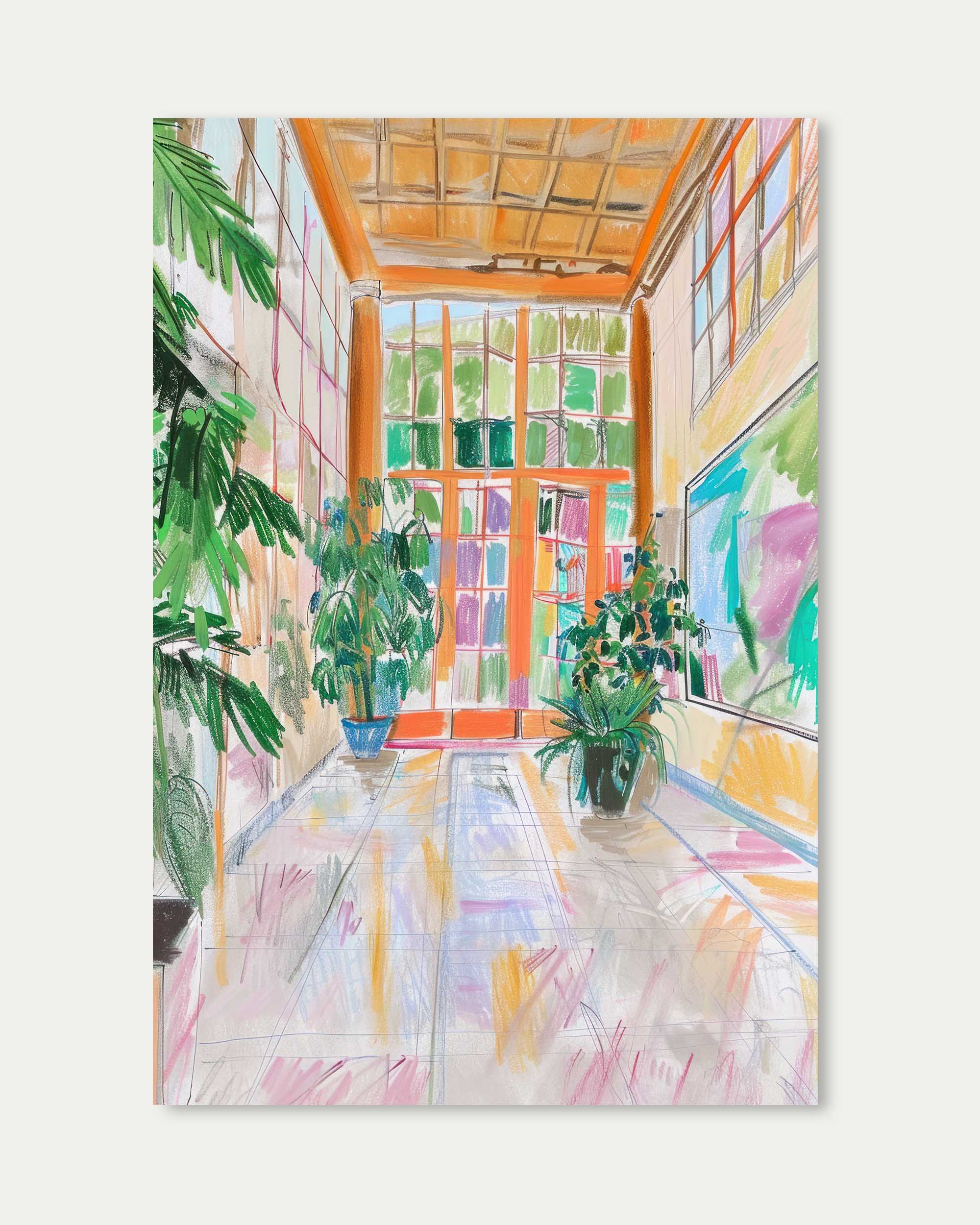 Garden Room Study Wall Art