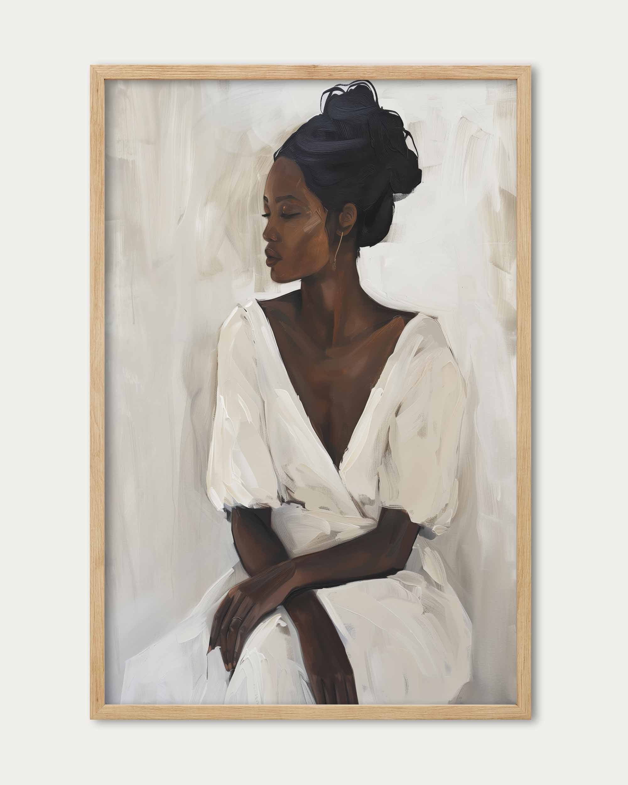 Portrait Of A Woman II Art Print