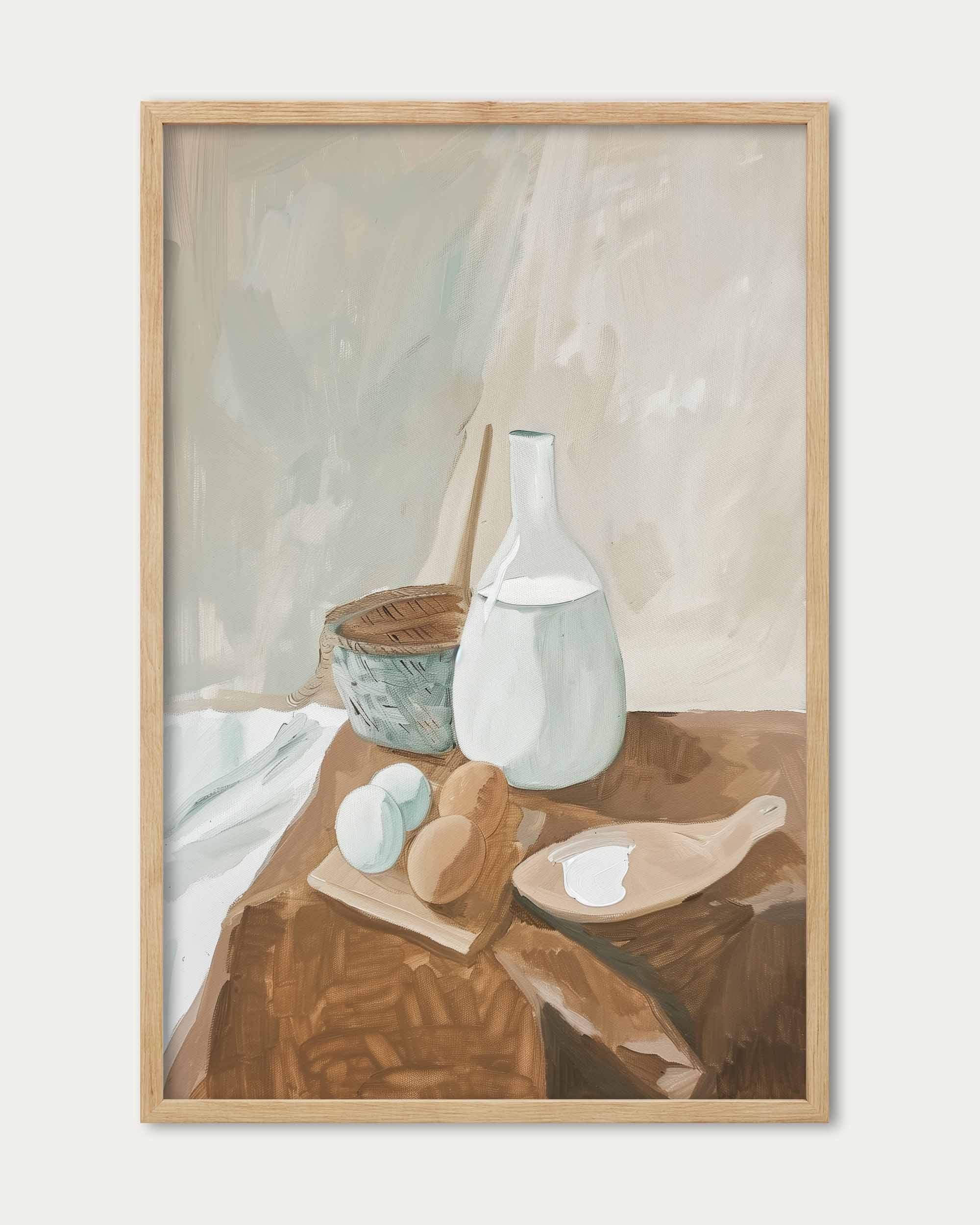 Still Life Milk Jug Art Print