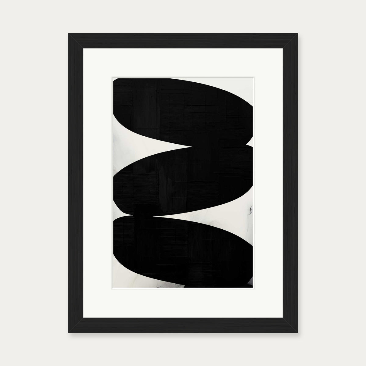 Balancing Expression Art Print — 30 x 40 cm — Black Frame