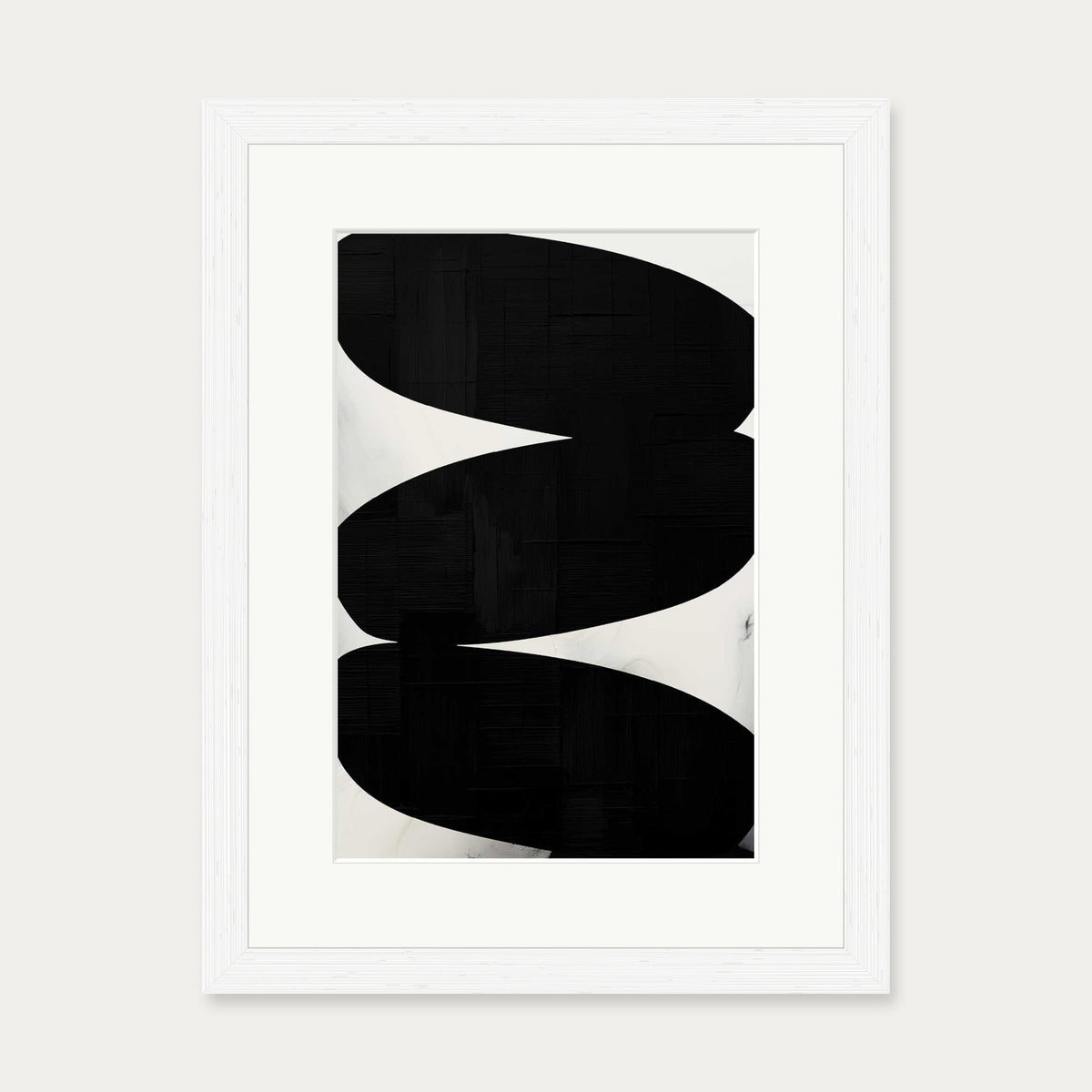 Balancing Expression Art Print — 30 x 40 cm — White Frame