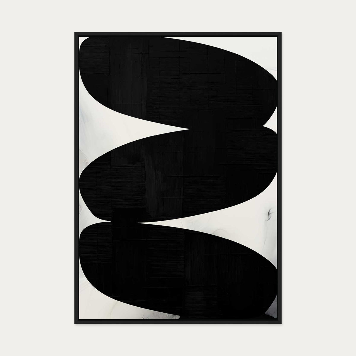 Balancing Expression Canvas Art — 70 x 100 cm — Black Frame