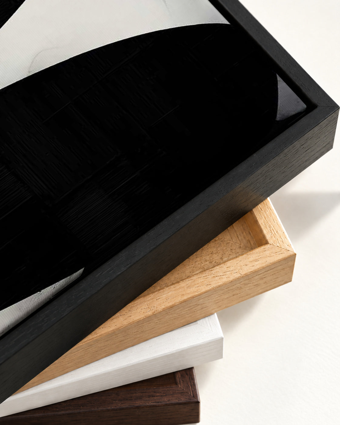 Balancing Expression Canvas Art — framed canvas corner and wrapped canvas detail