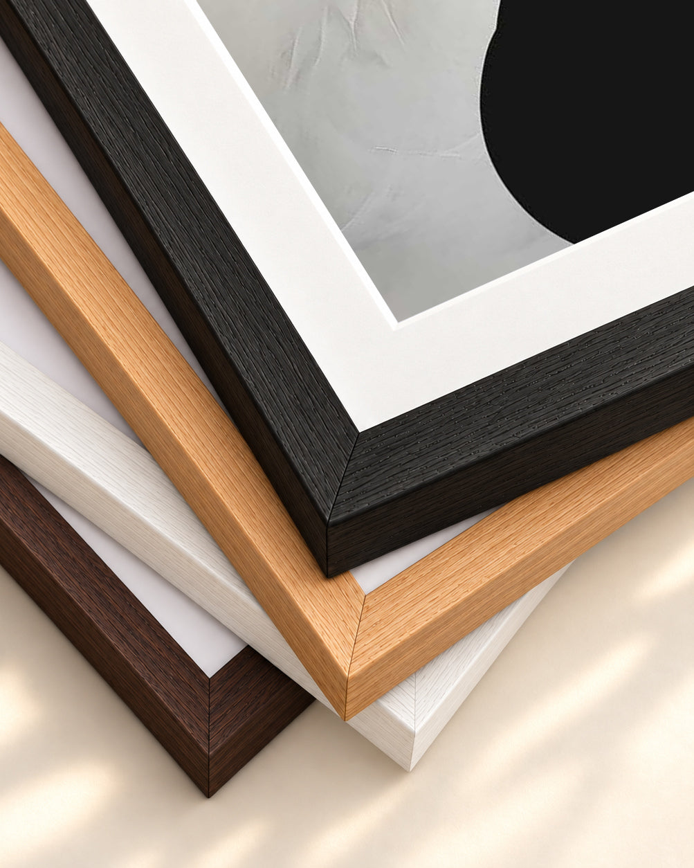 Balancing Expression II Art Print — framed print corner with 5 cm mount and bevel