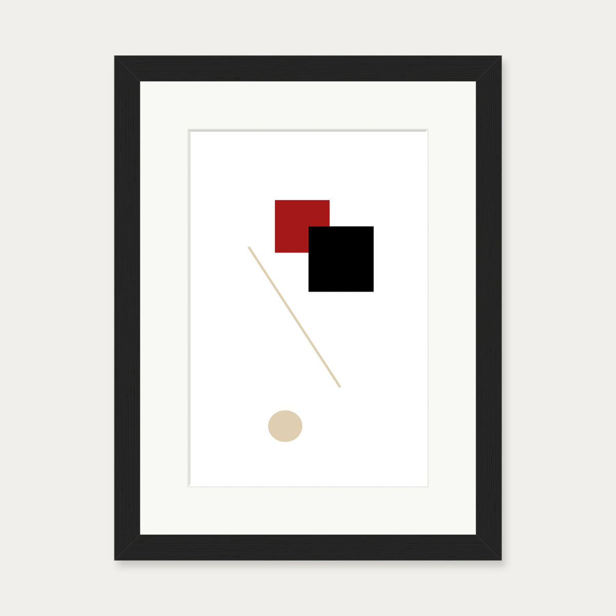 Ball Games Art Print — 30 x 40 cm — Black Frame