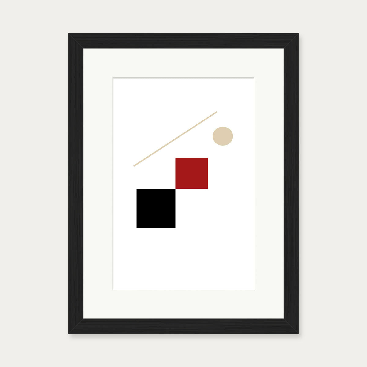 Ball Games II Art Print — 30 x 40 cm — Black Frame