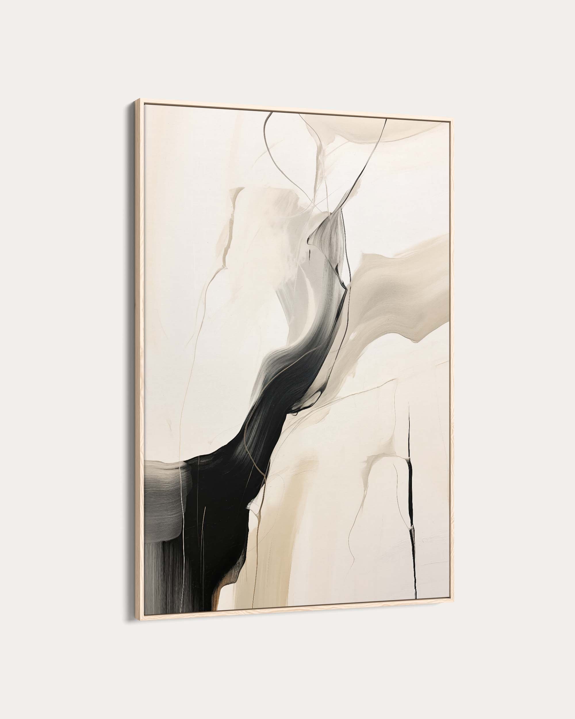 Abstract Beige Art Print