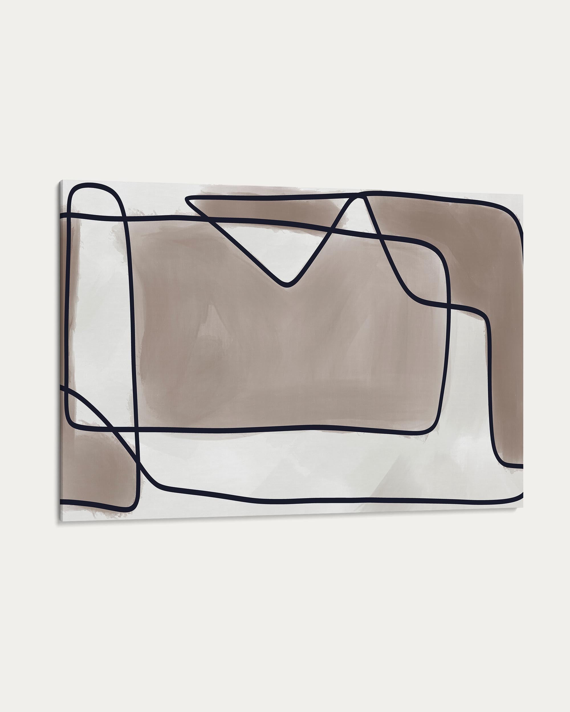 Subjective Neutral Canvas Art