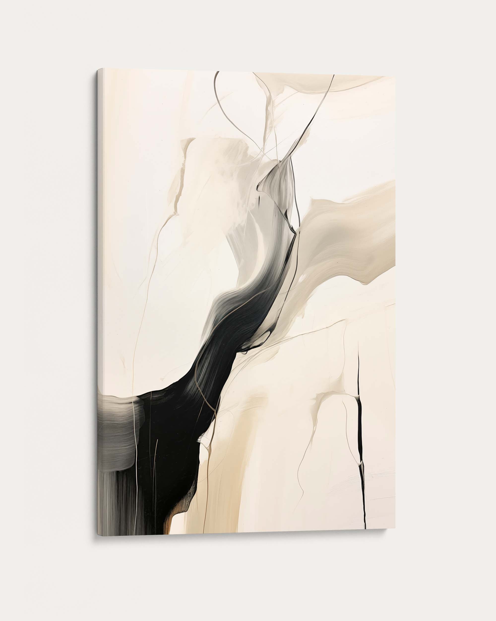 Abstract Beige Art Print