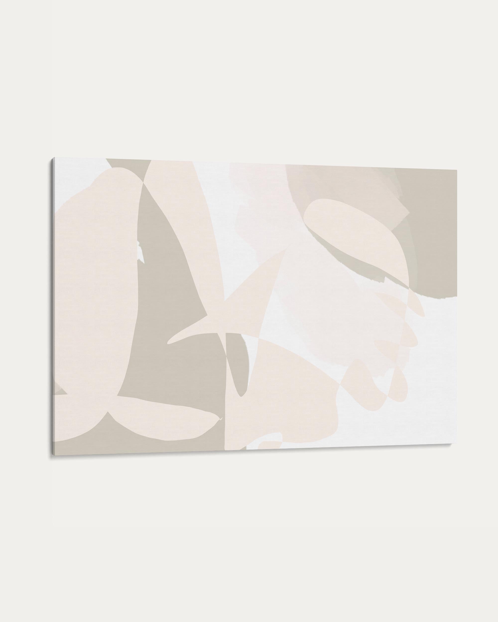 Peach Bauhaus Canvas Art