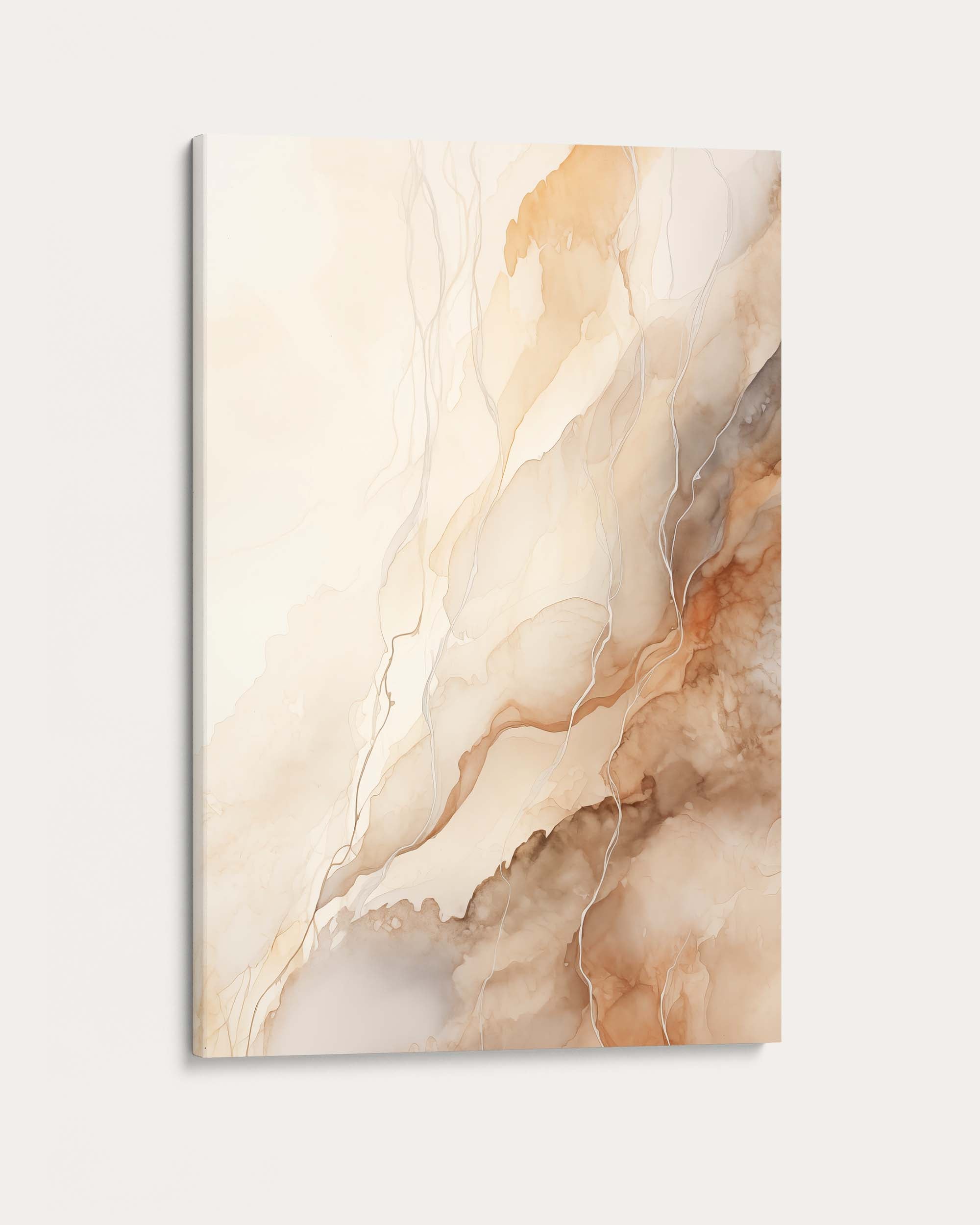 Marble Beige Canvas Art