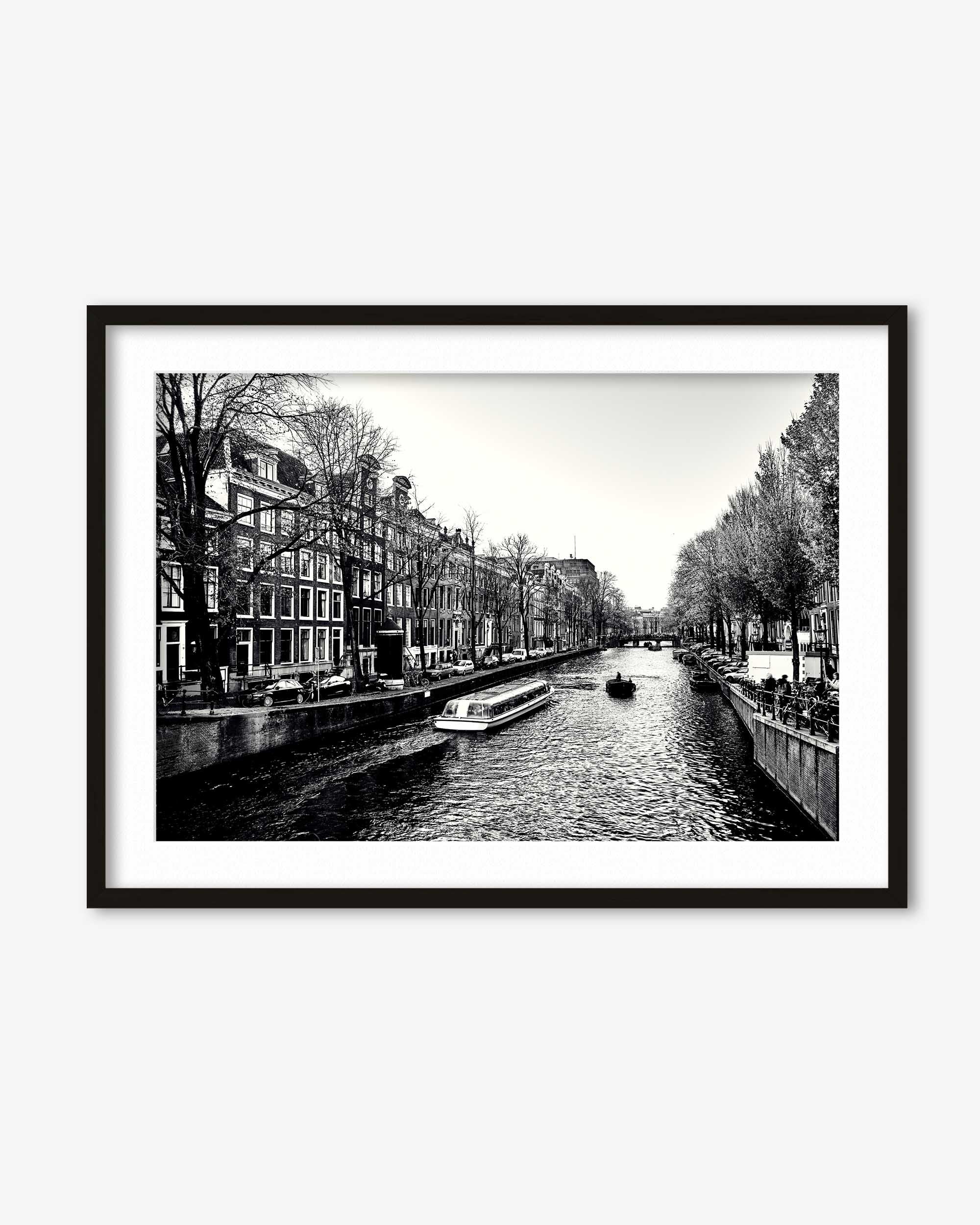 Amsterdam Black & White Art Print