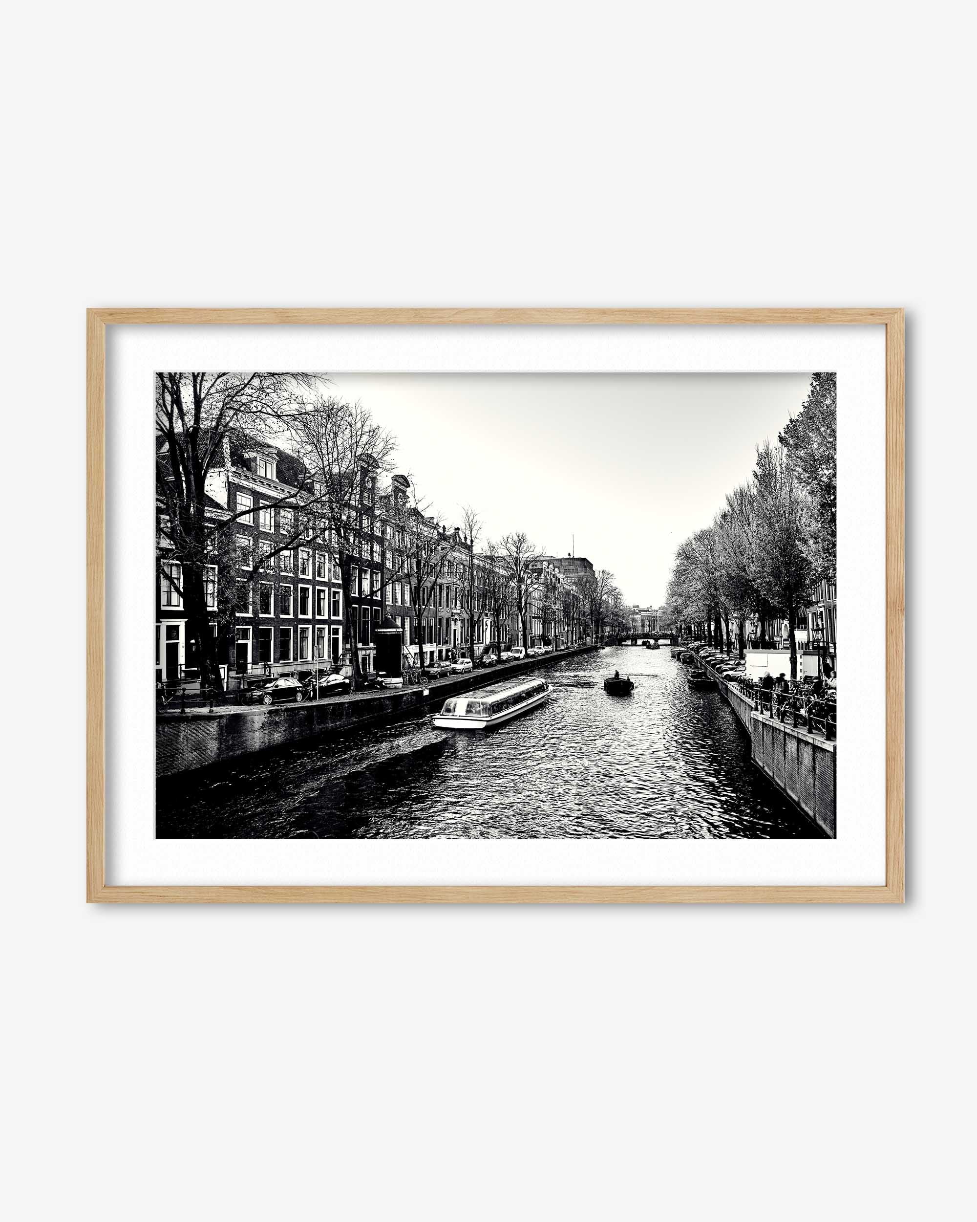 Amsterdam Black & White Art Print