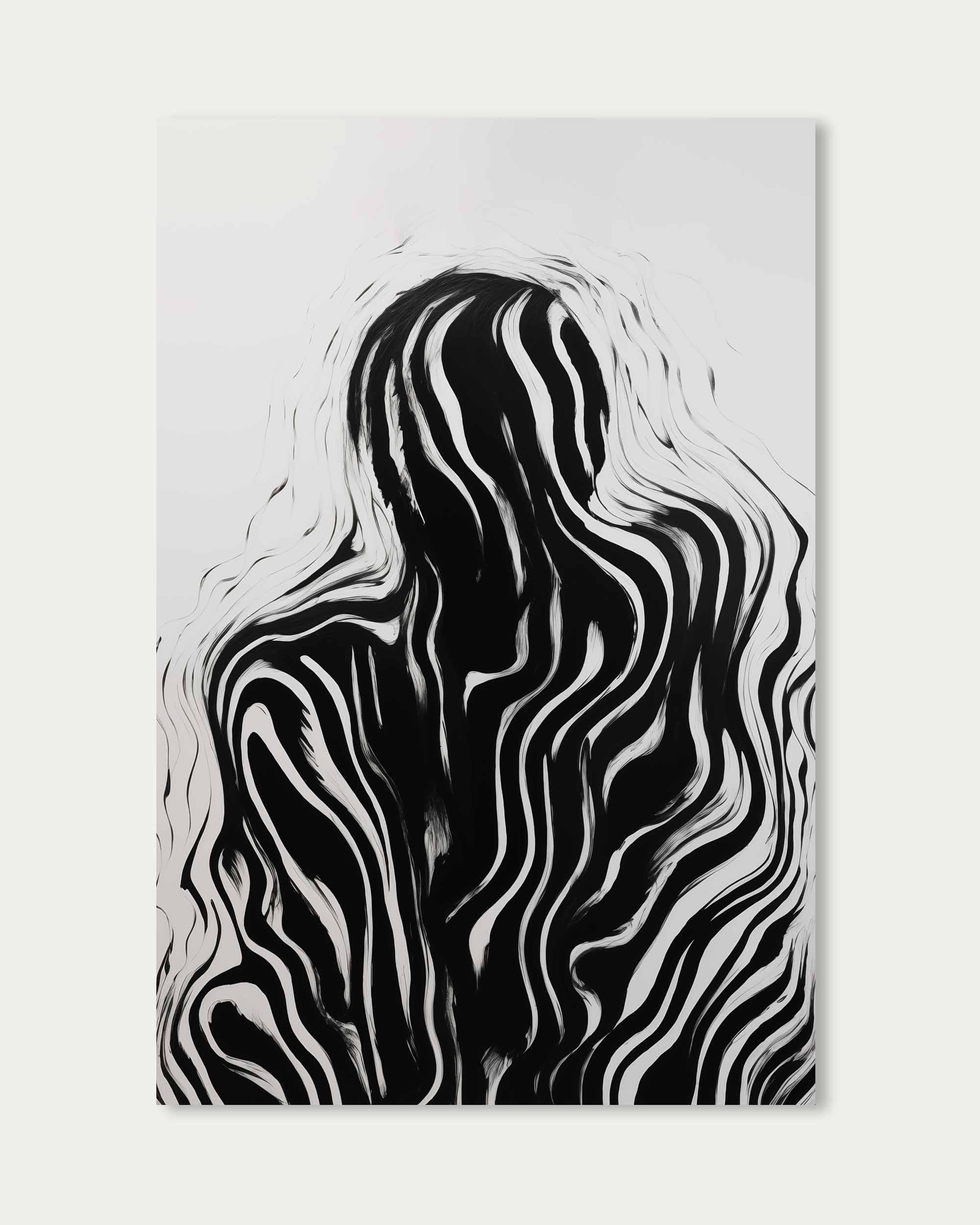 Monochrome Shadows II Art Print