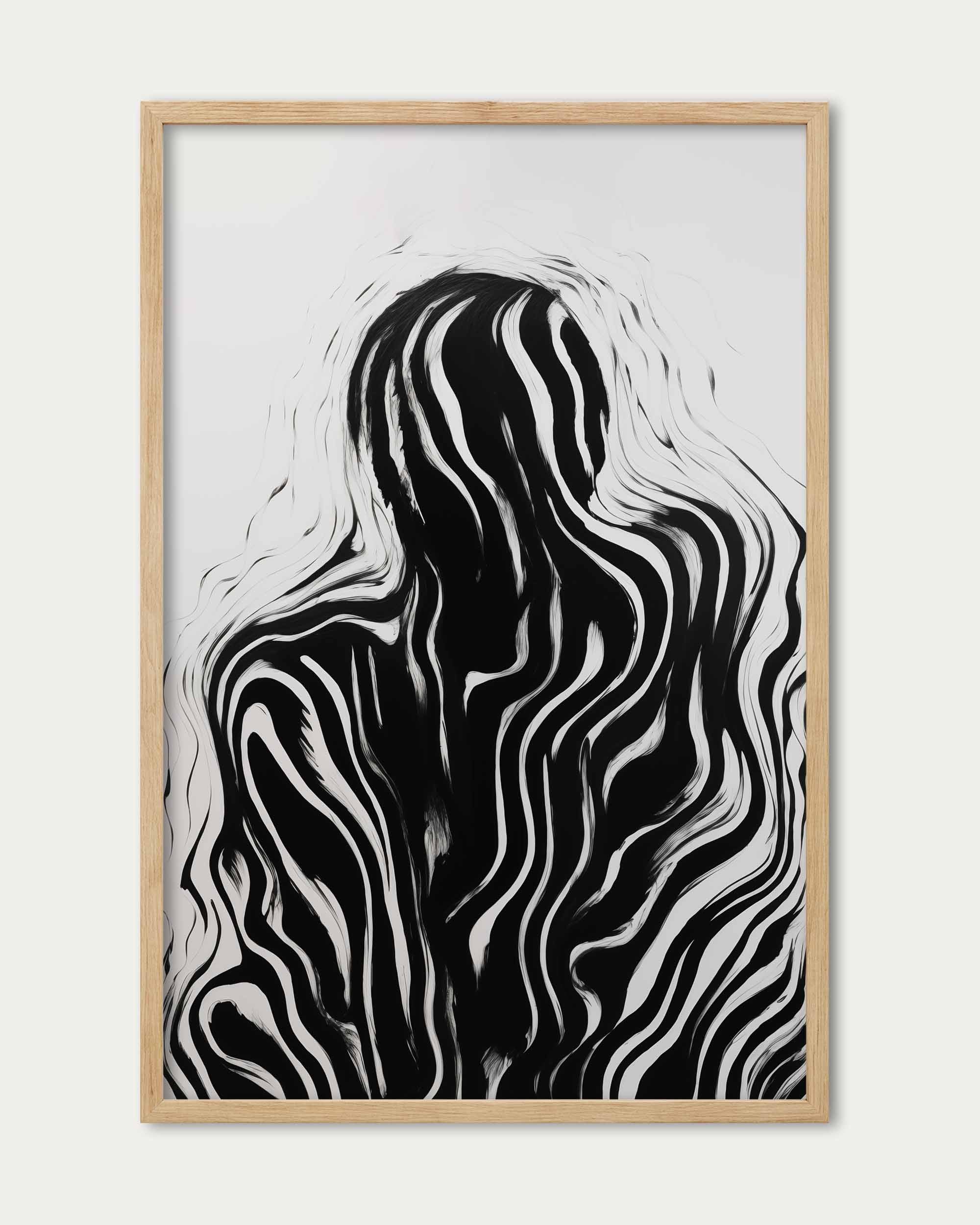 Monochrome Shadows II Art Print