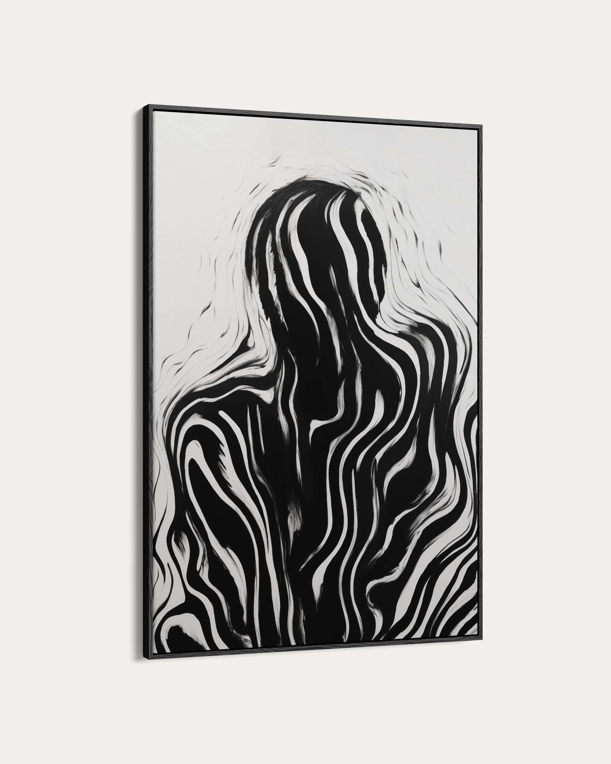 Monochrome Shadows II Art Print