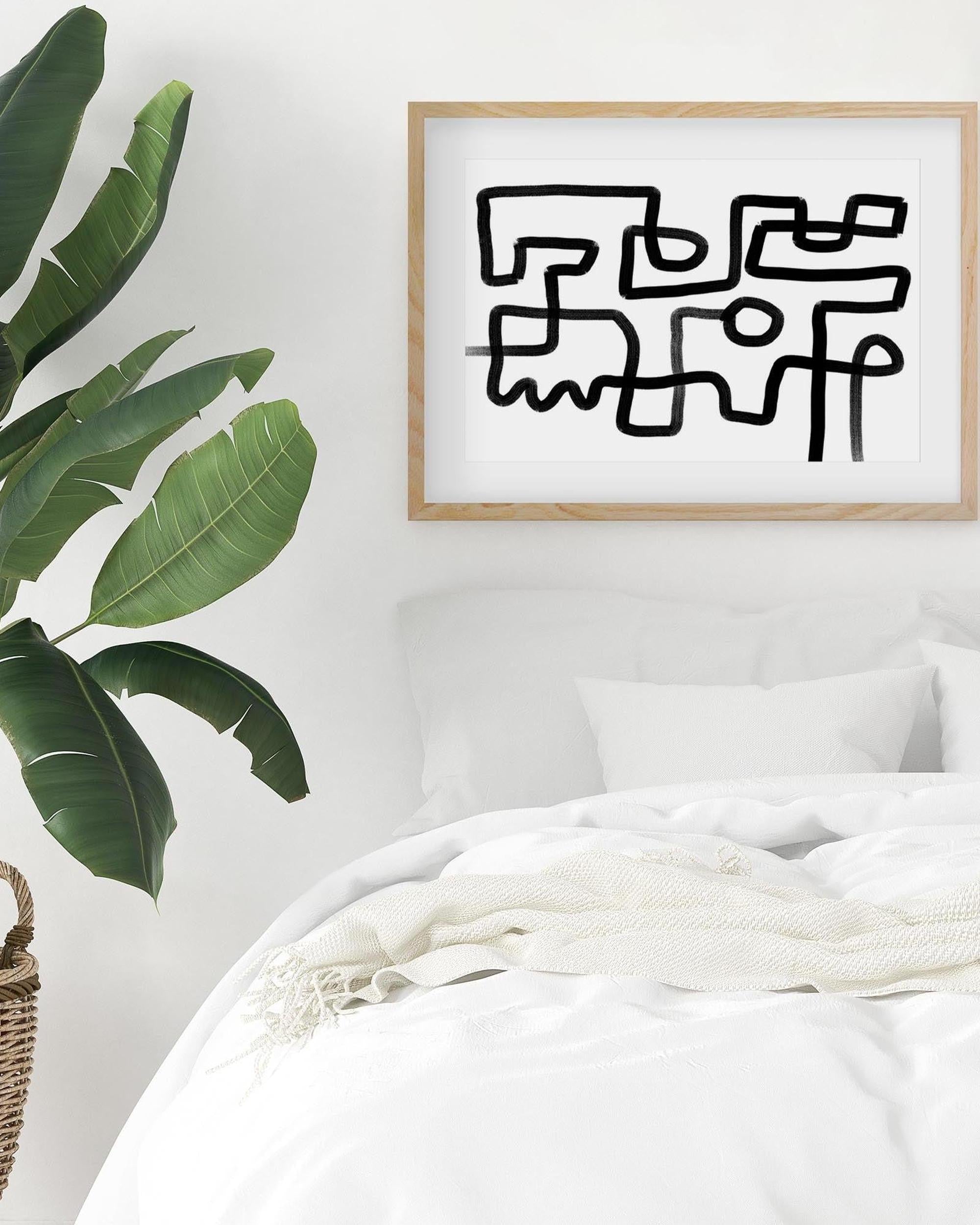 The Maze Abstract Art Print