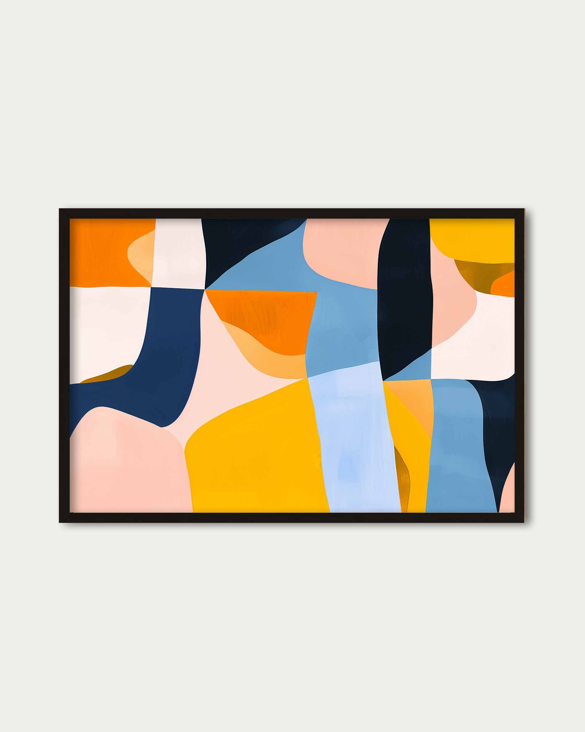Colourful Geometric Art Print