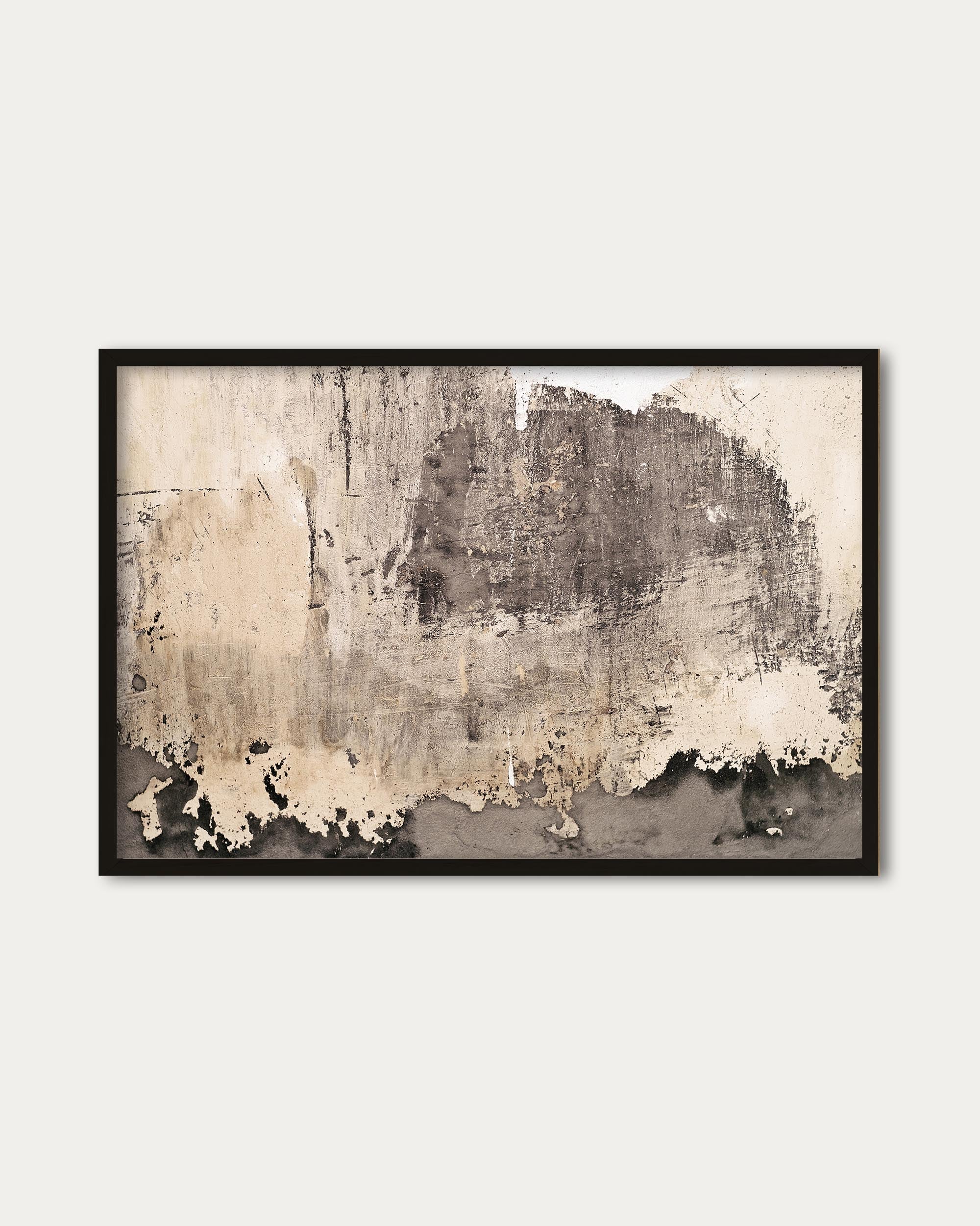 Bronze Abstract Texture Wall Art Print