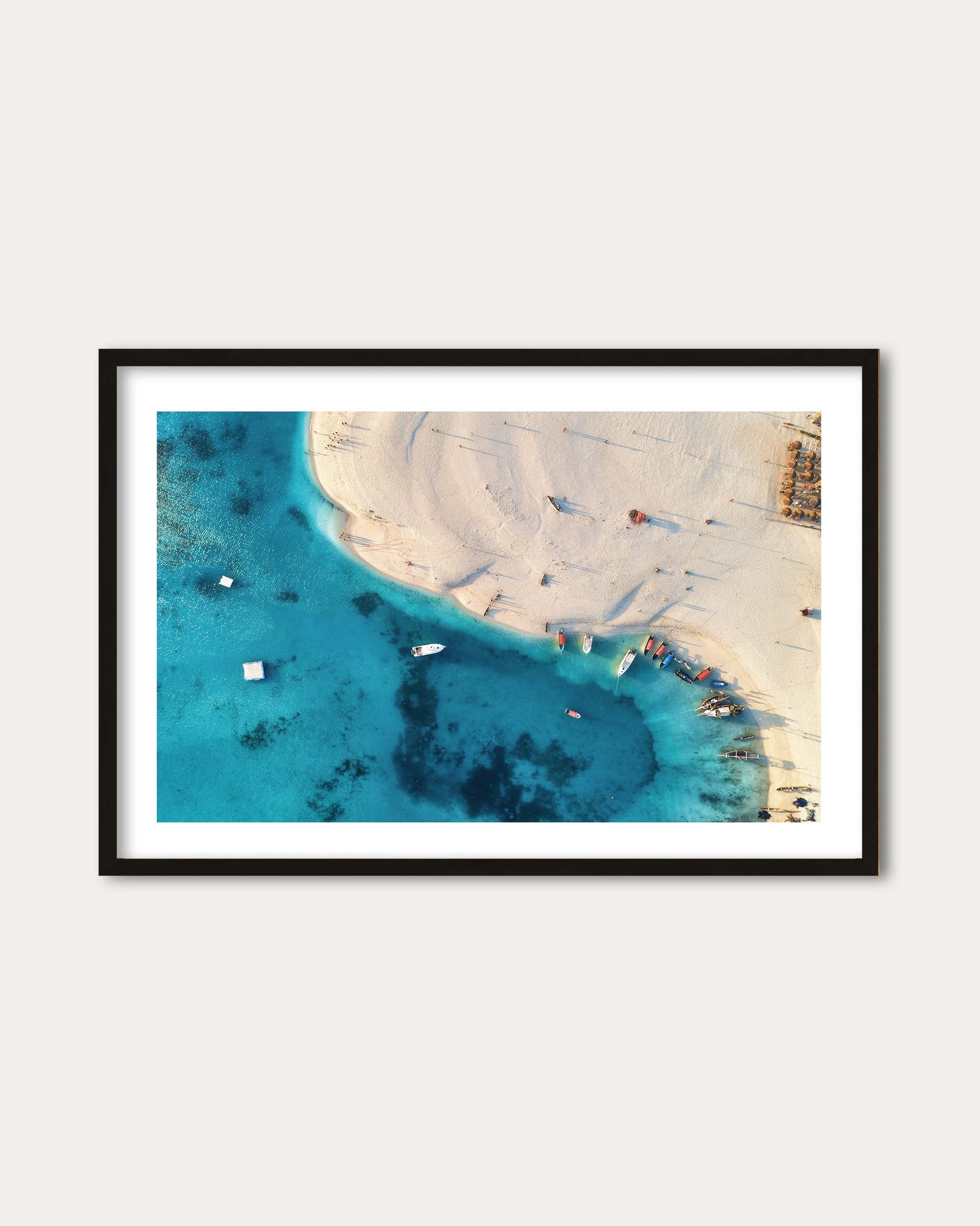 Tranquil Beach Wall Art Print