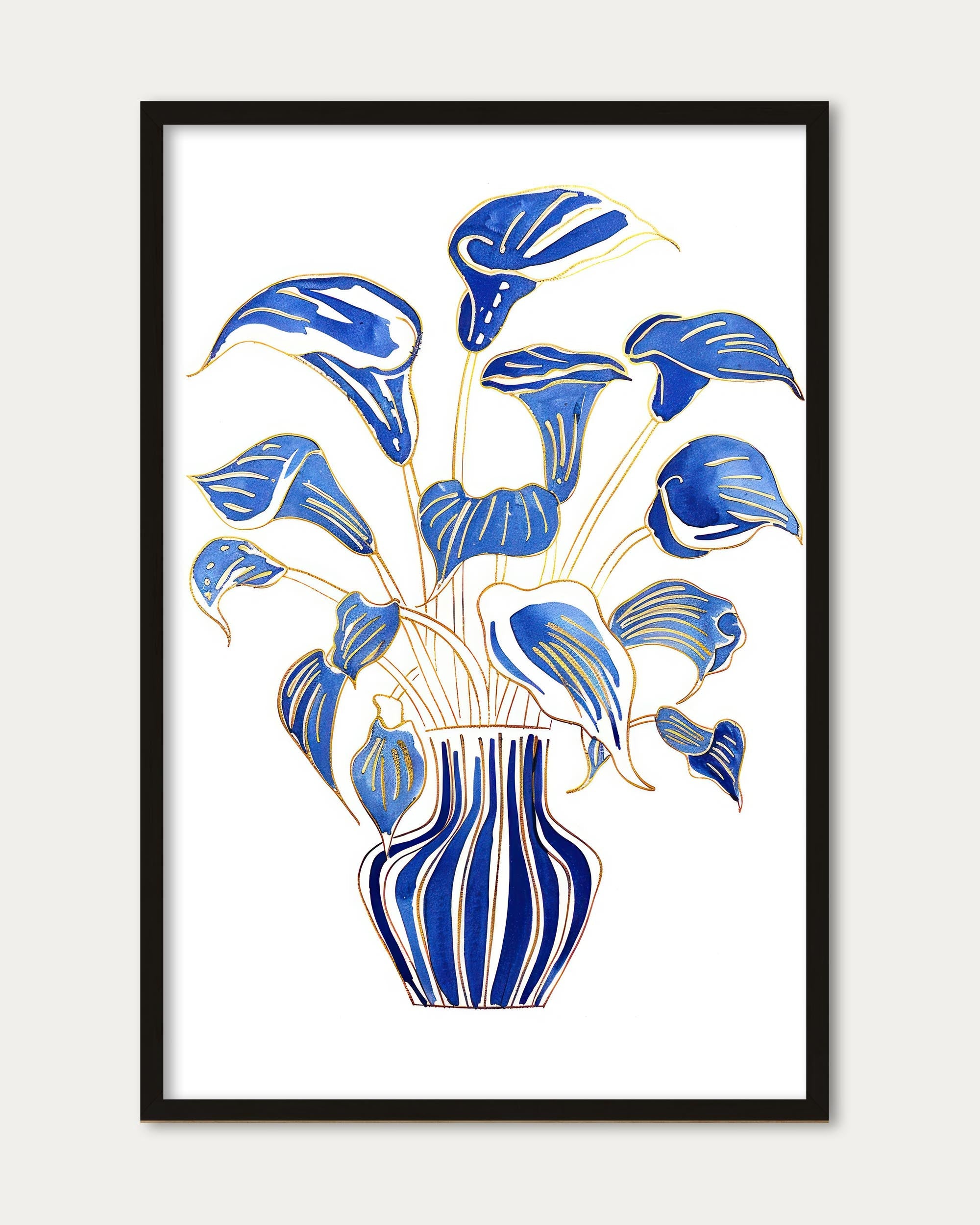 Lily Blue Art Print