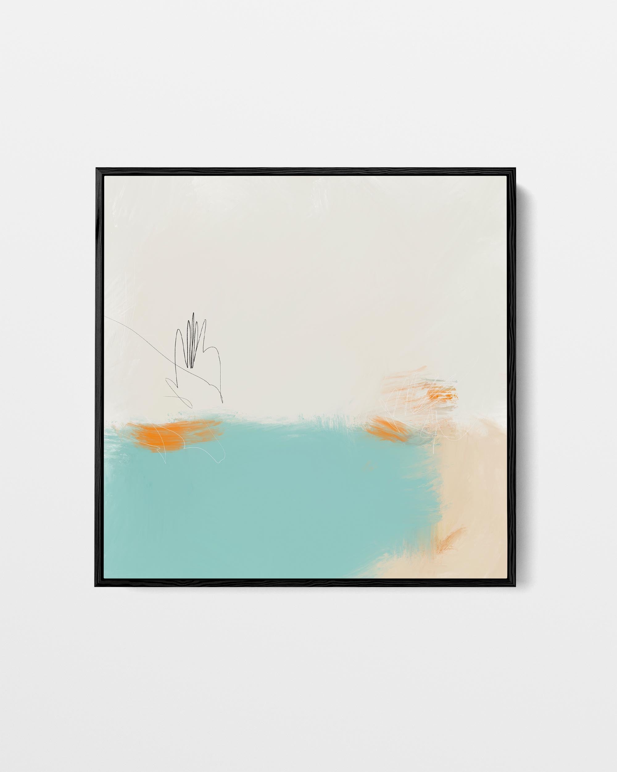 Abstract Harbour Canvas Art
