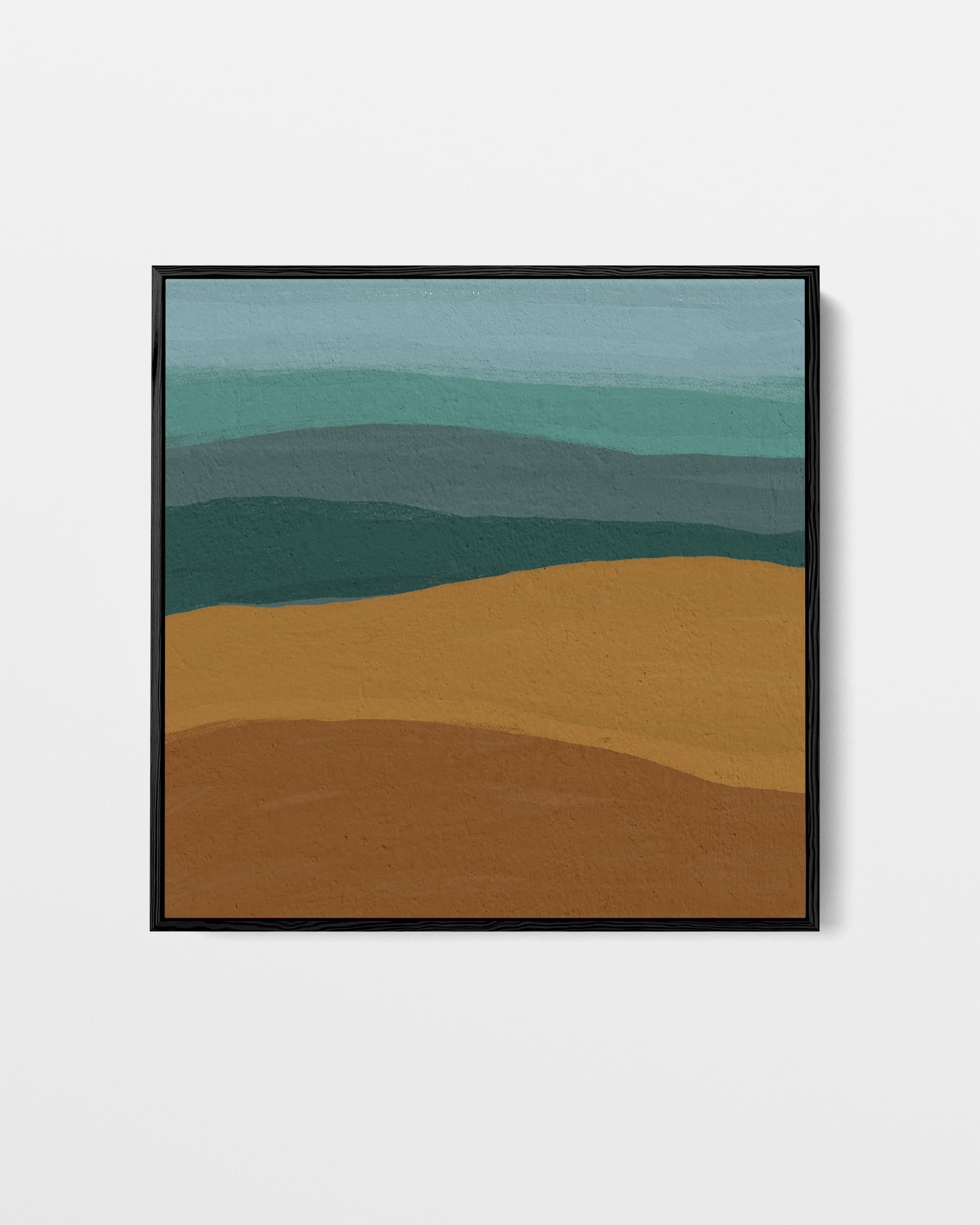 Coastal Sandy Beach Canvas Art