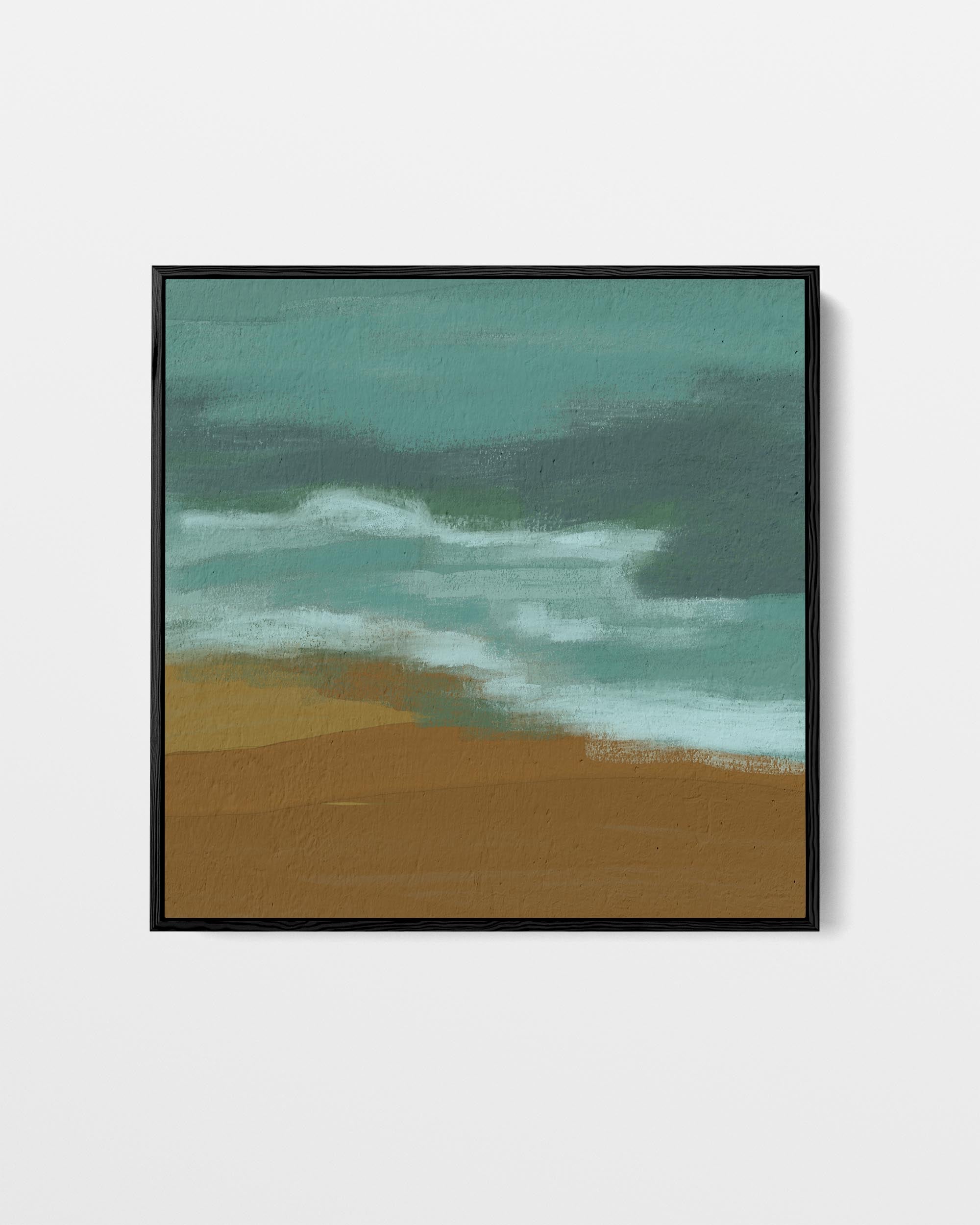 Teal Dunes Canvas Art