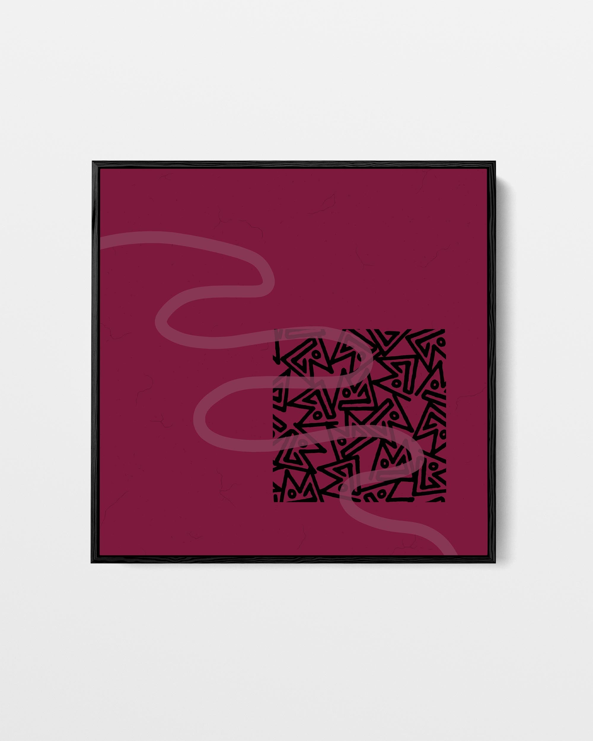 Viva Magenta II Canvas Art