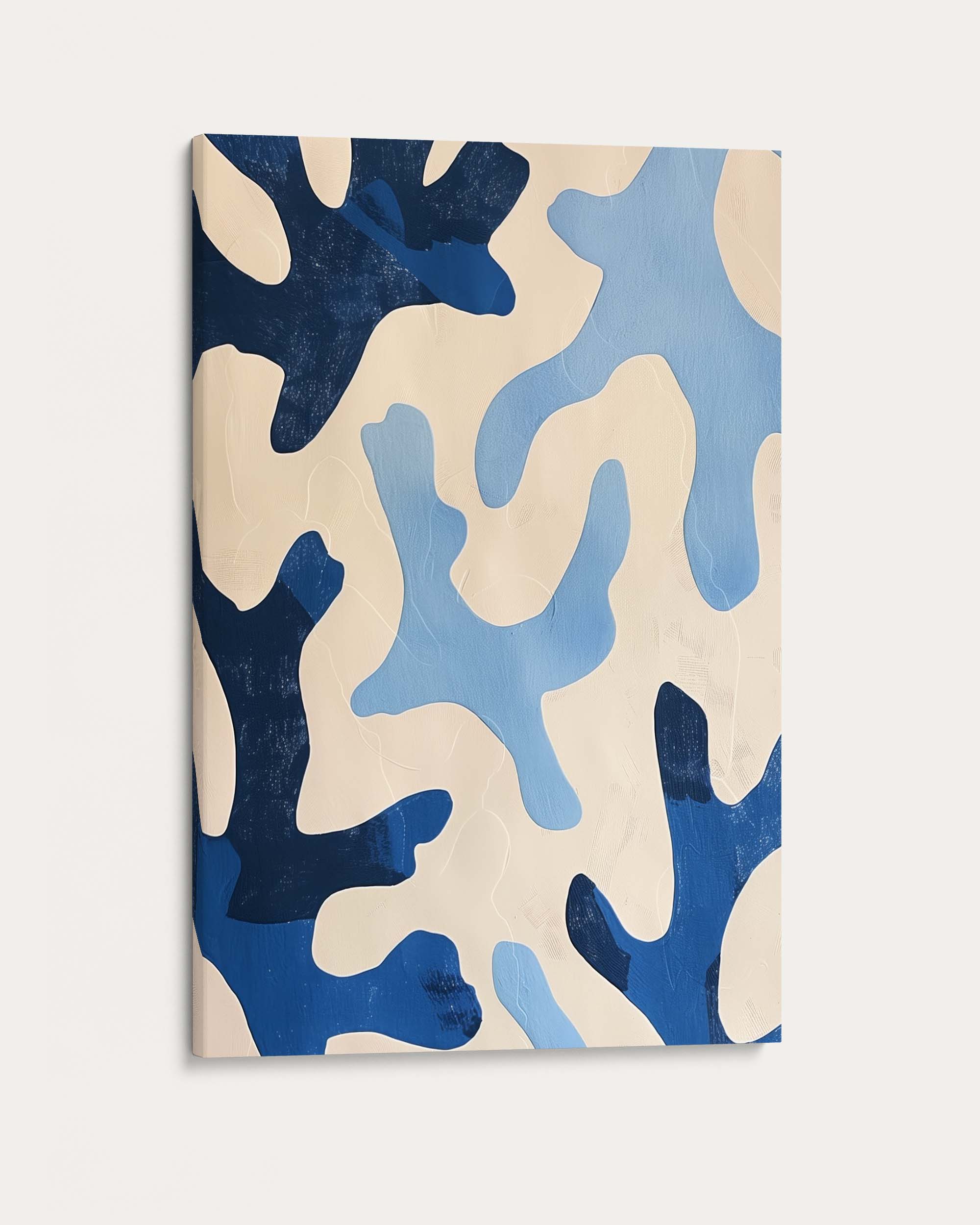 Blue Coral Wall Art Print