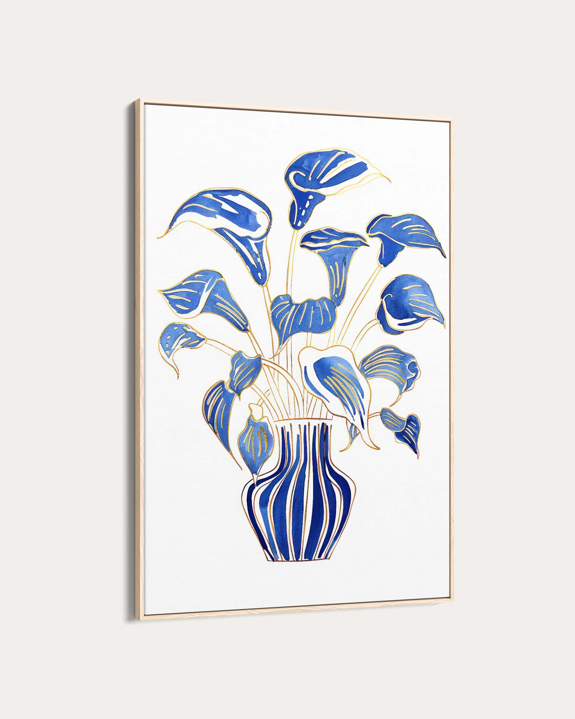 Lily Blue Art Print