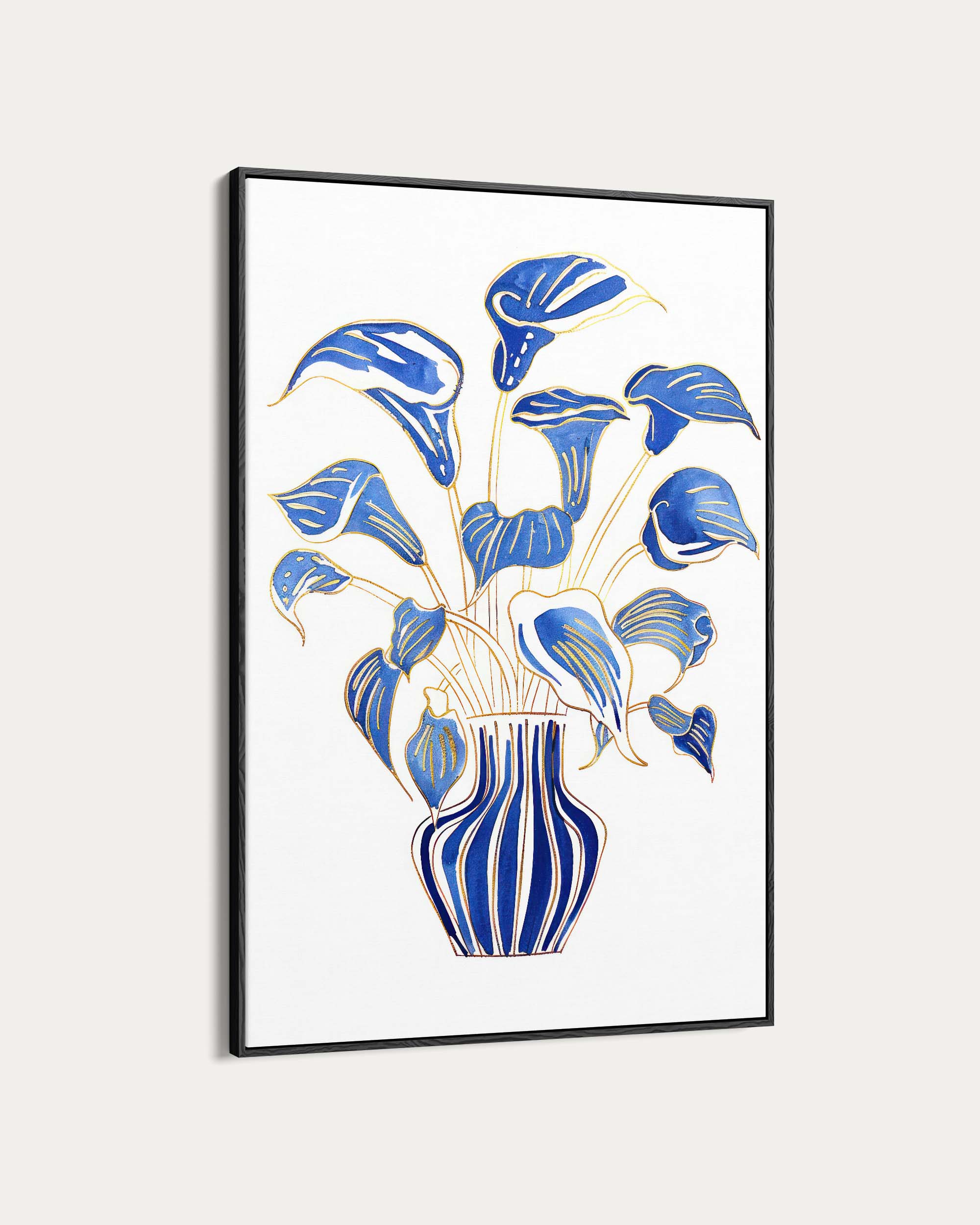 Lily Blue Art Print