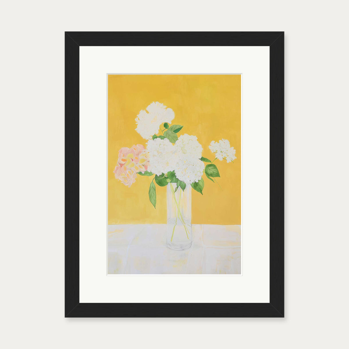 Botanical Still Life Wall Art — 30 x 40 cm — Black Frame