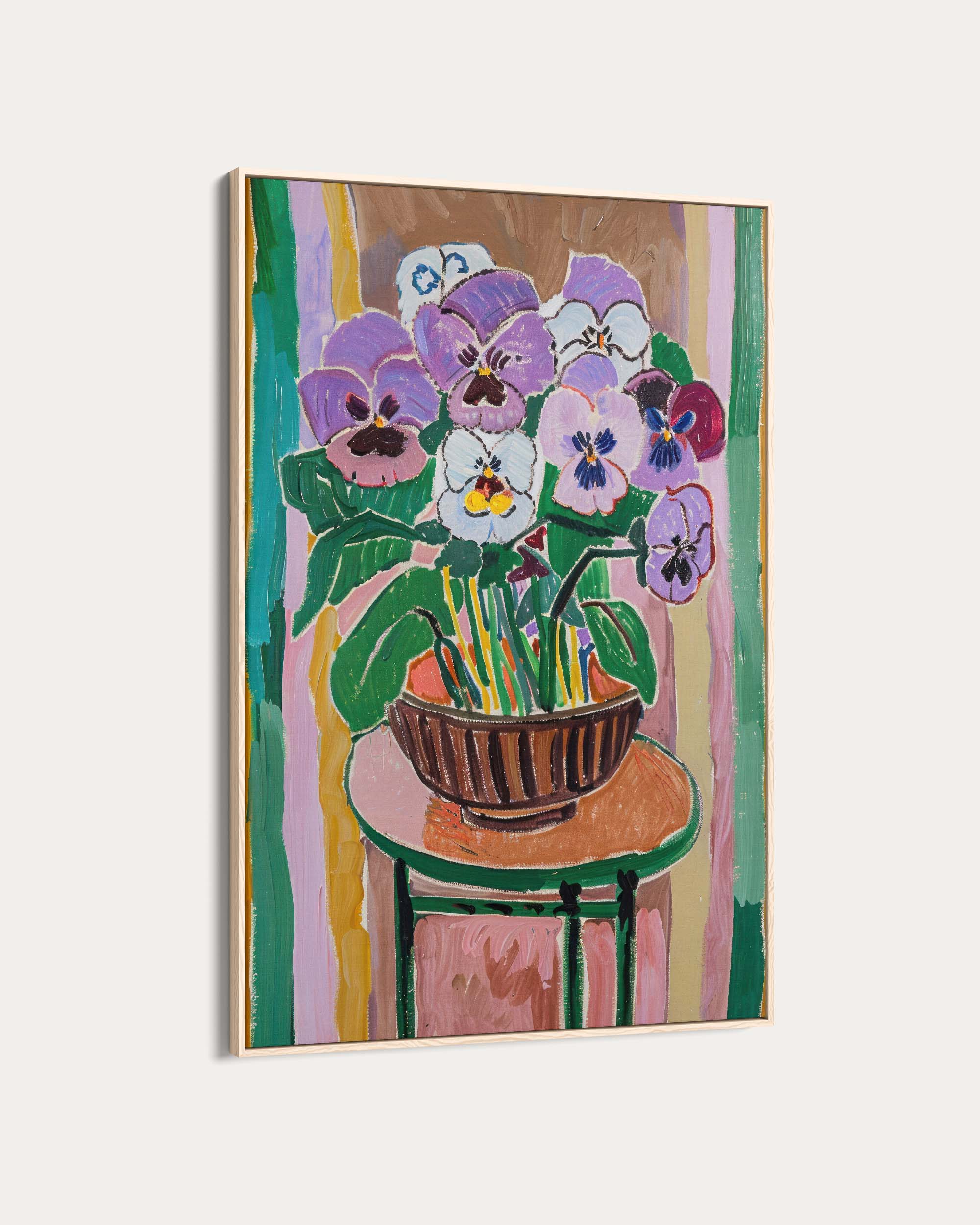 Vintage Flowers Sketch Wall Art