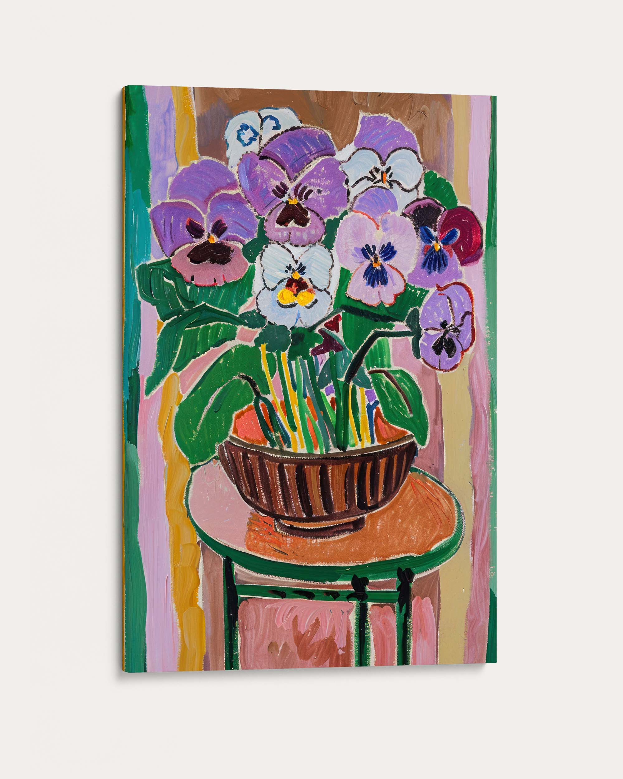 Vintage Flowers Sketch Wall Art