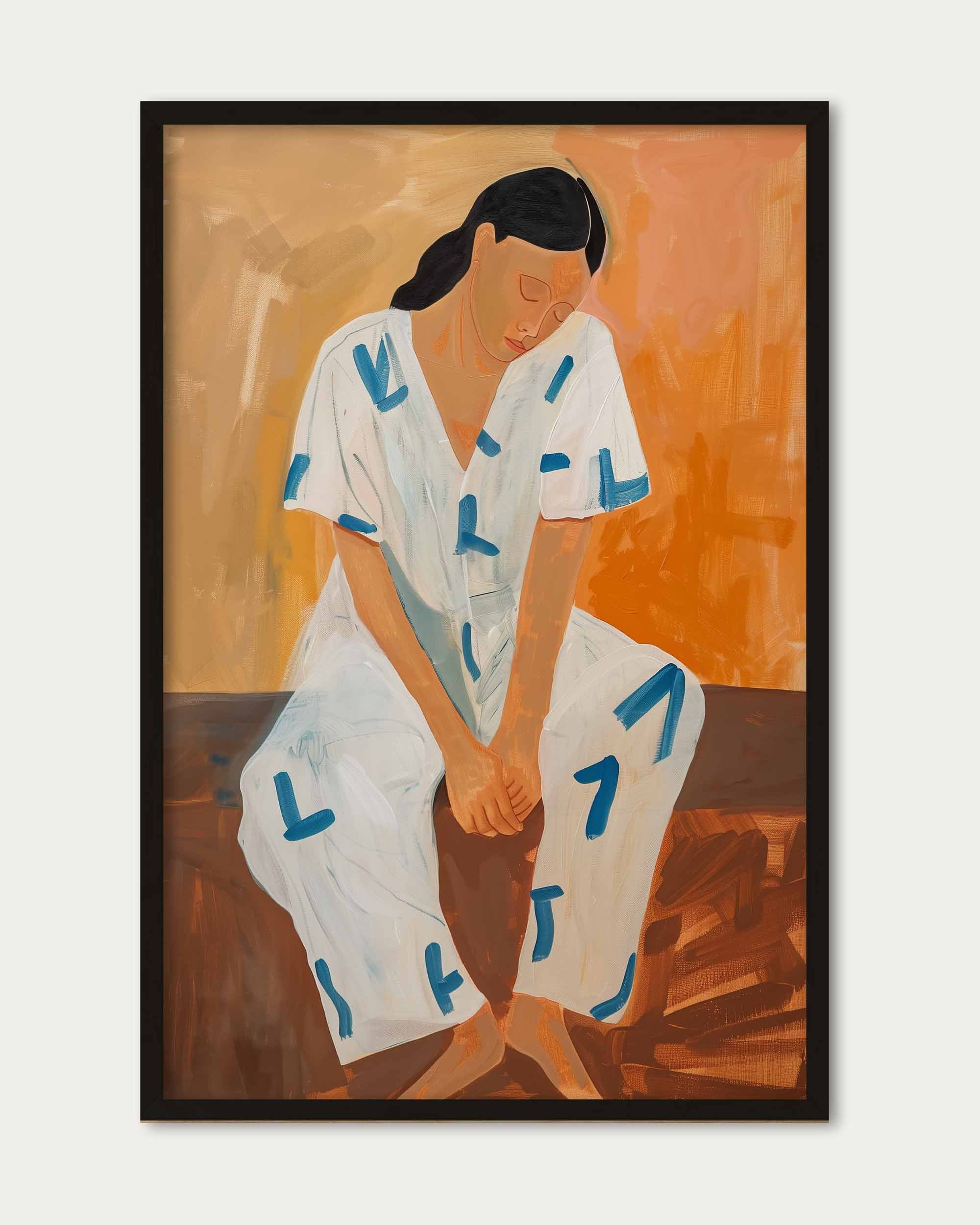 Going To Bed Wall Art Print