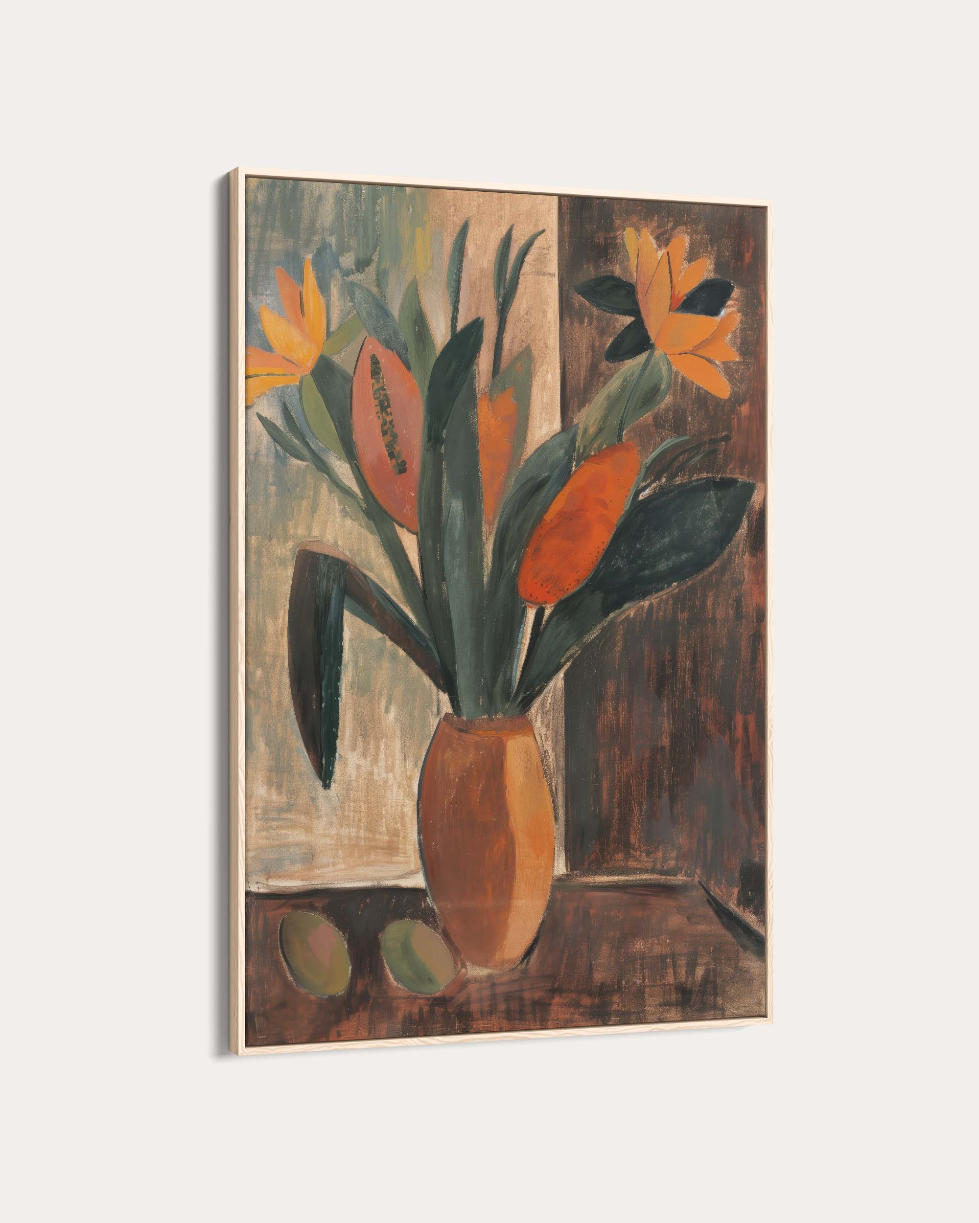 Flowers In Vase Wall Art Print