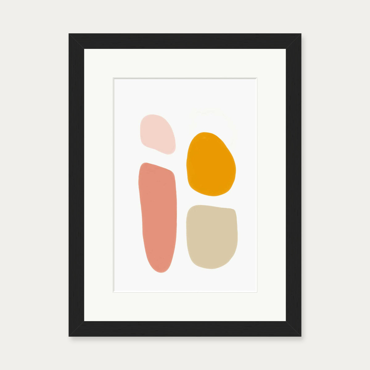 Butterscotch Art Print — 30 x 40 cm — Black Frame