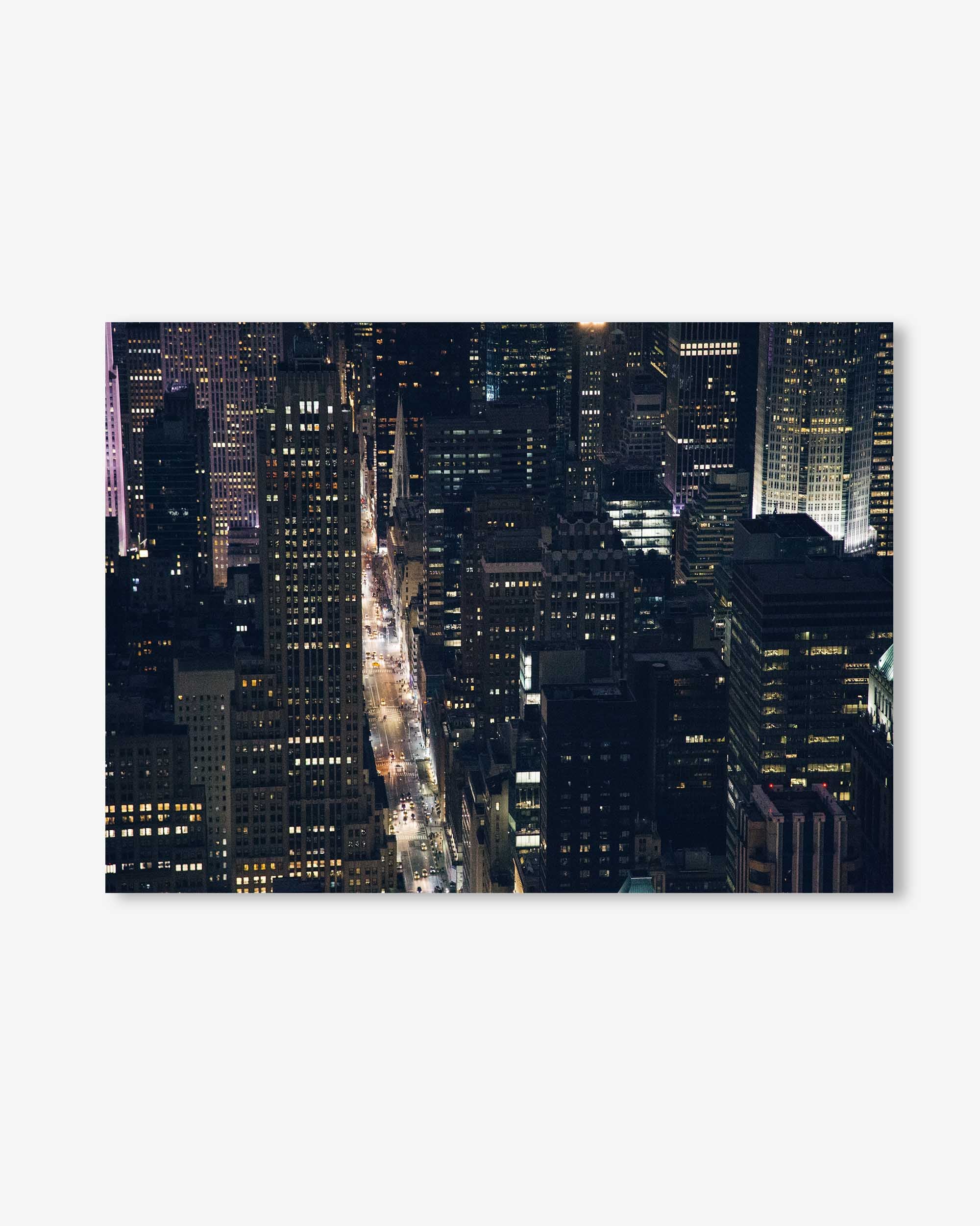 City Lights Wall Art Print