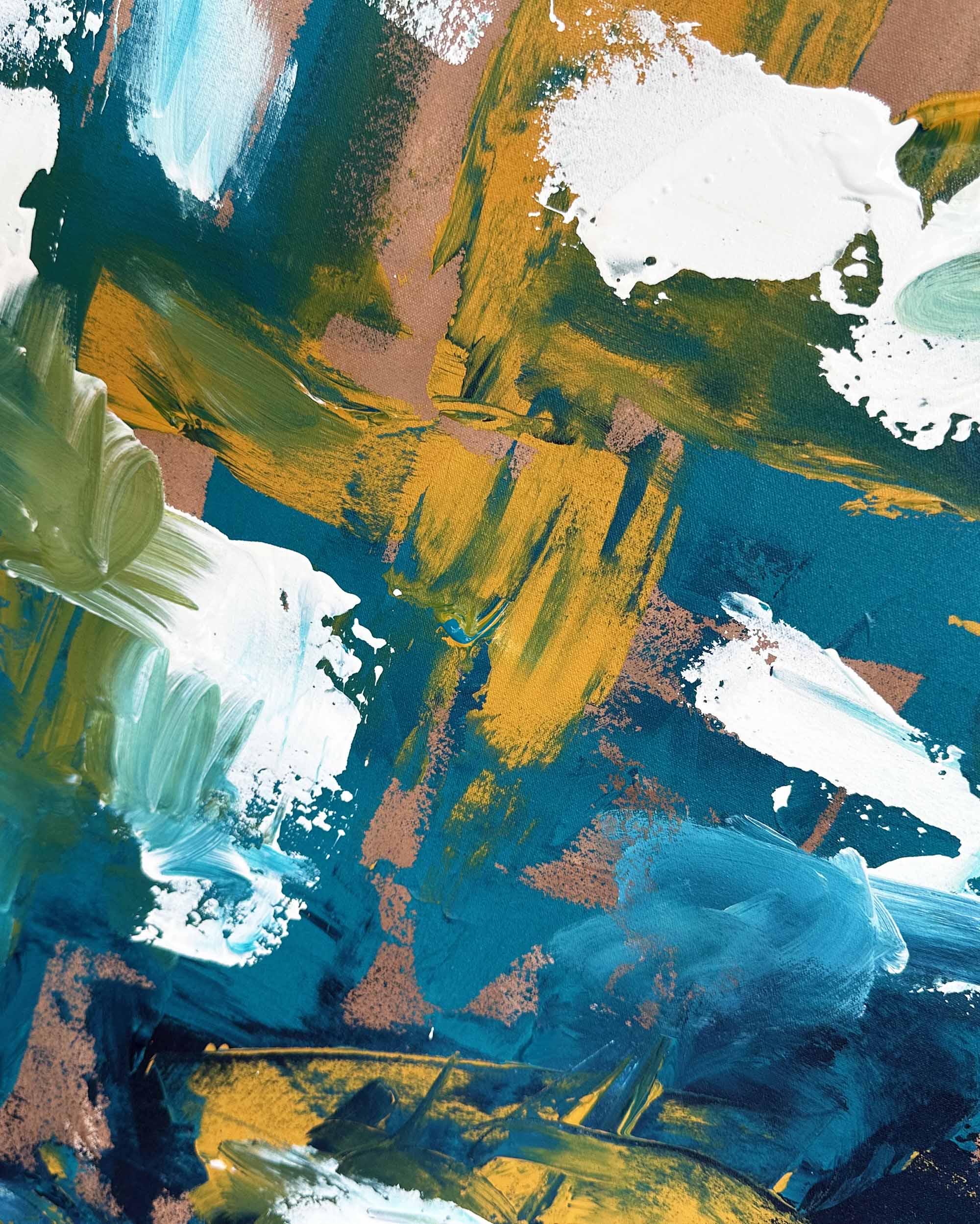 The Edge Of My Tether | Original Painting | 120x120cm