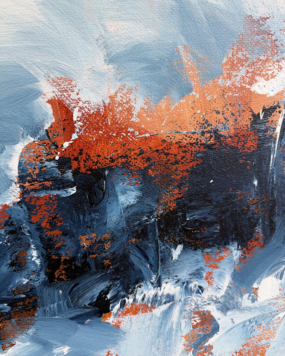 Echoing Waves | Original Painting | 150x76cm